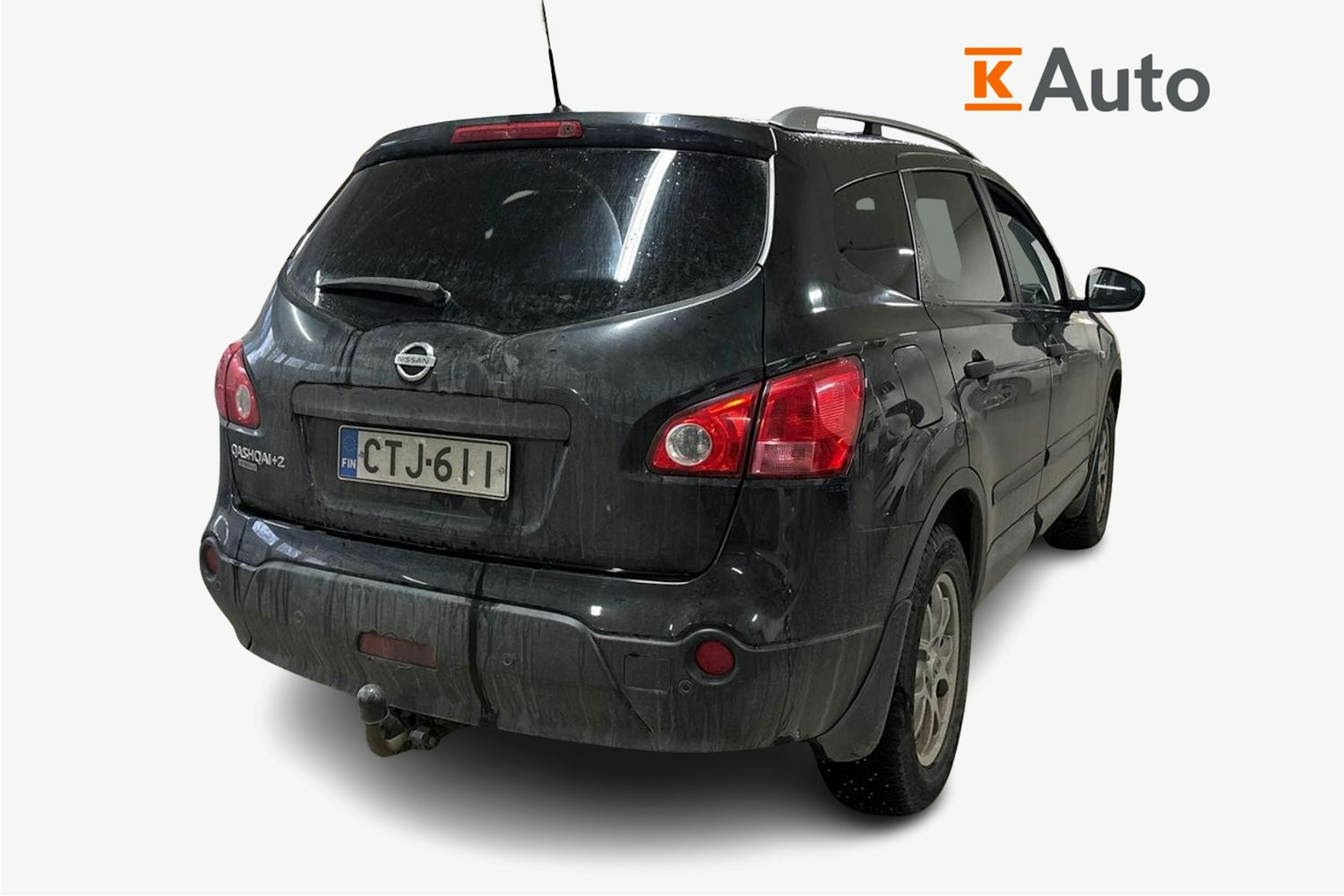 Musta Nissan Qashqai+2 2010 kuva 2.