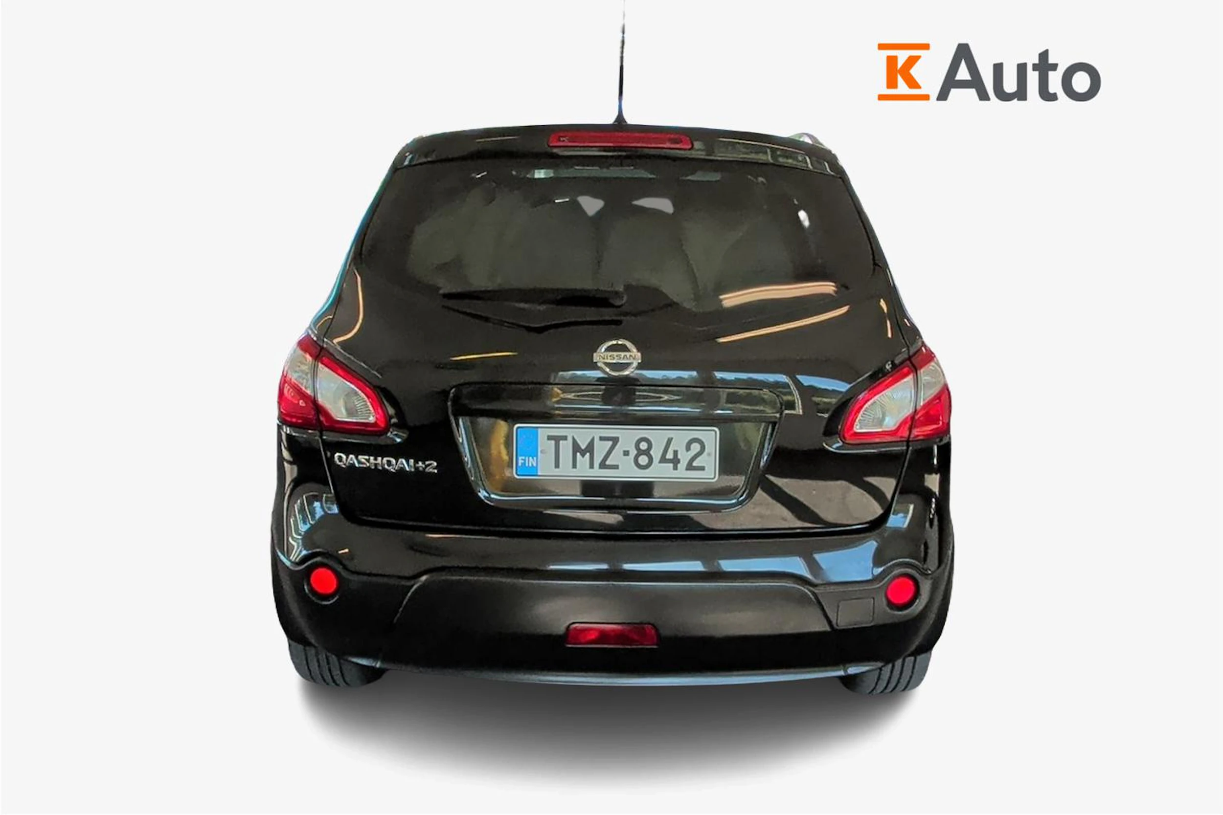 musta Nissan Qashqai+2 2010 kuva 3.