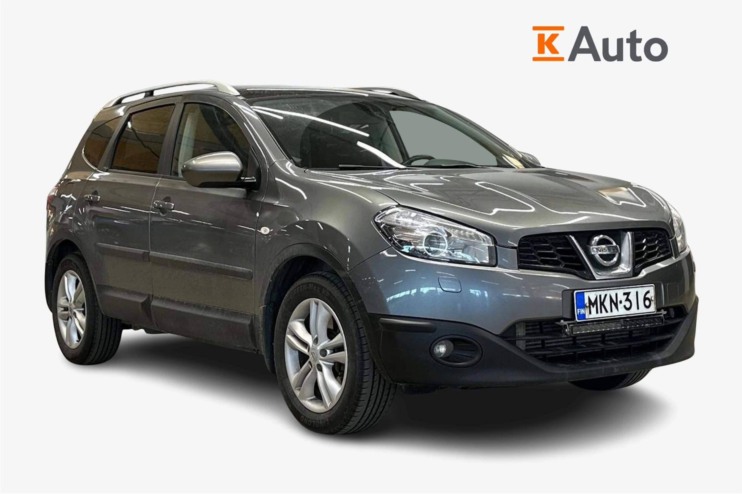 harmaa Nissan Qashqai+2 2011 kuva 1.