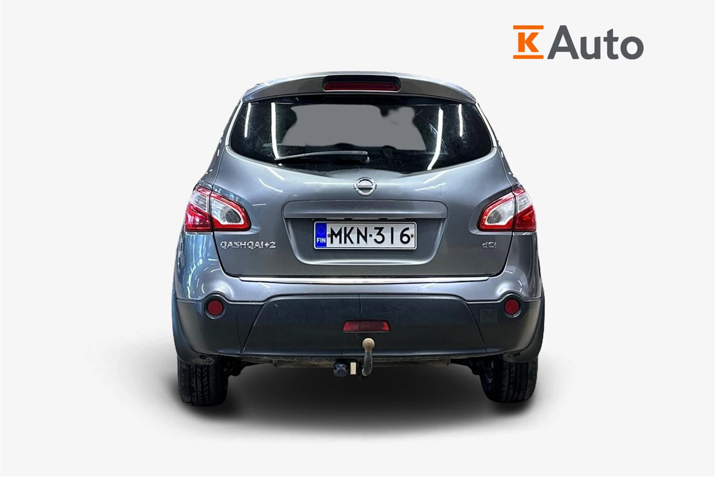 harmaa Nissan Qashqai+2 2011 kuva 4.