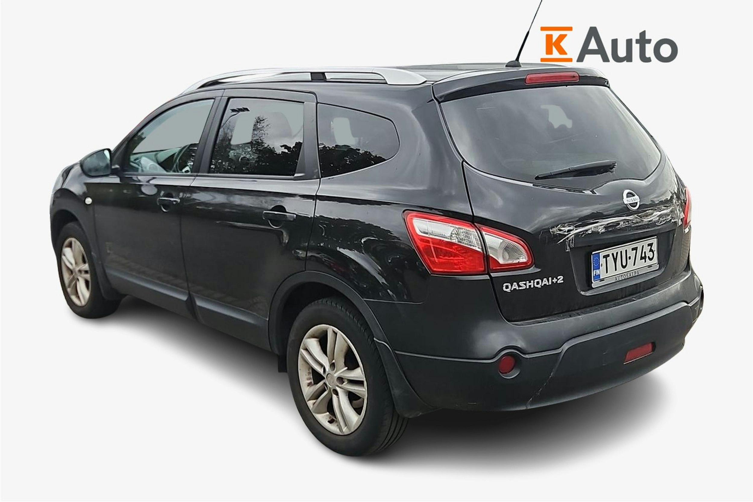 musta Nissan Qashqai+2 2012 kuva 2.