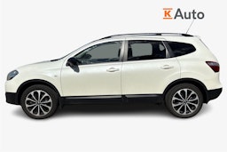 Valkoinen Nissan Qashqai+2 2013 kuva 5.
