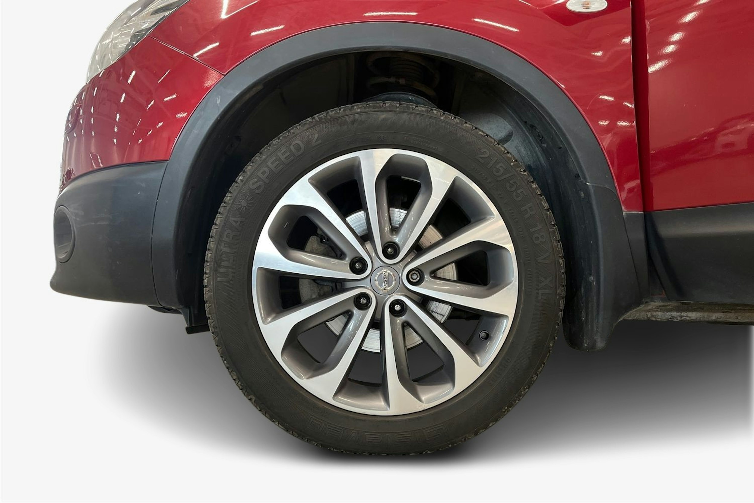 punainen Nissan Qashqai+2 2014 kuva 9.