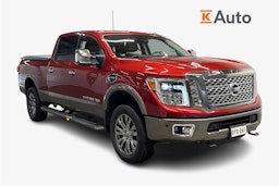 punainen Nissan Titan 2017 kuva 1.