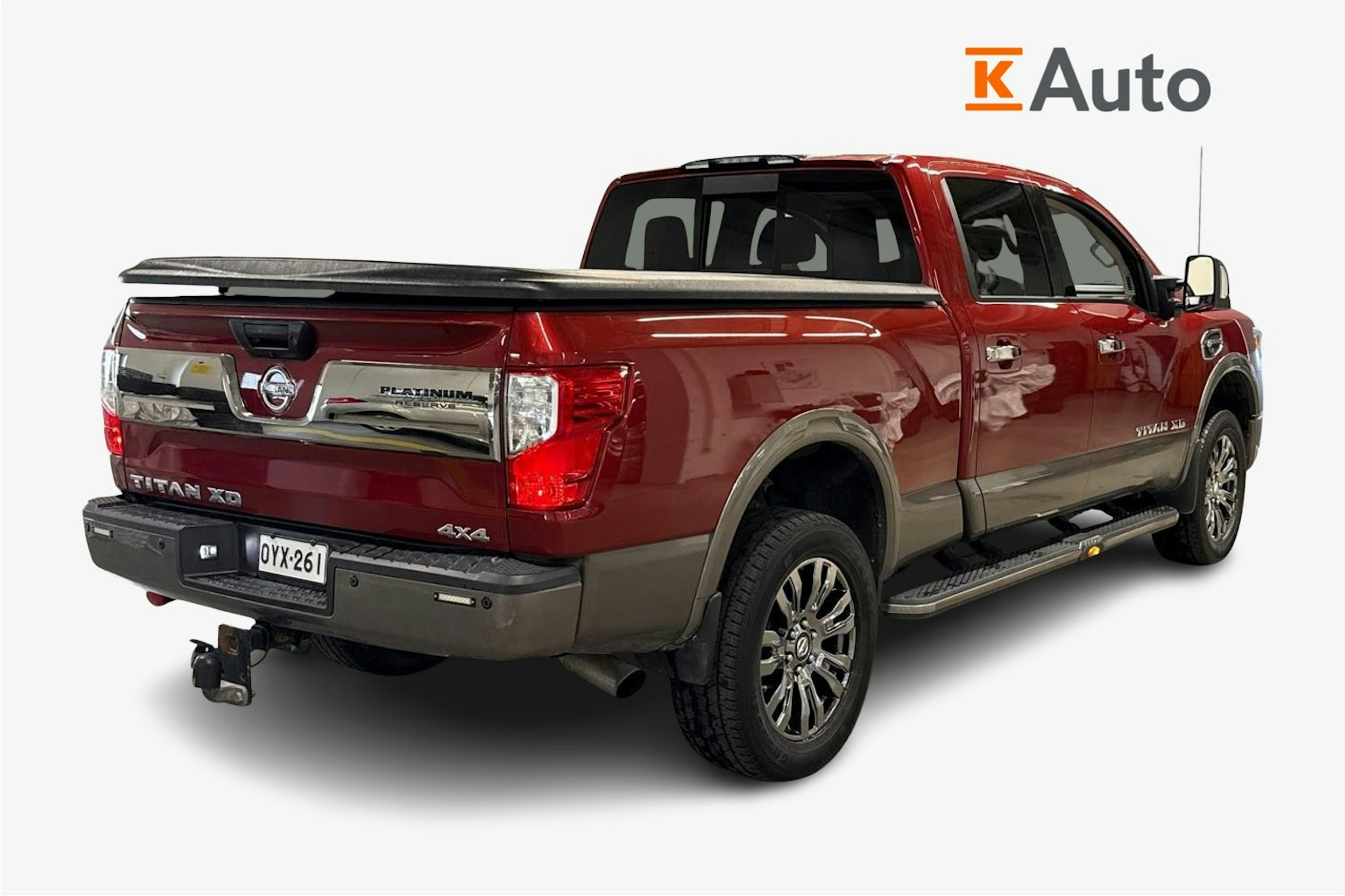 punainen Nissan Titan 2017 kuva 2.