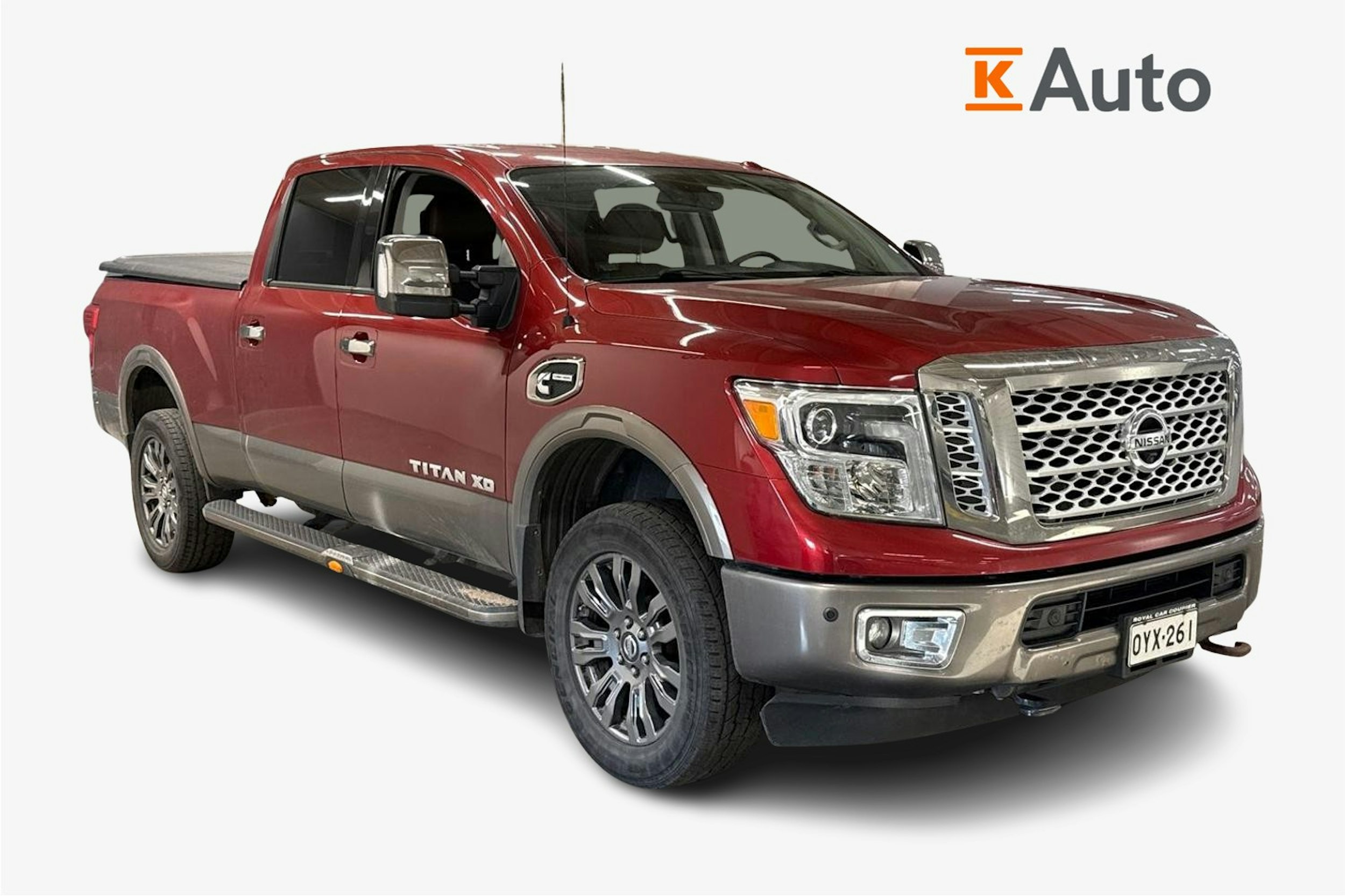 punainen Nissan Titan XD Platinum Reserve 4X4 2017 kuva 1.