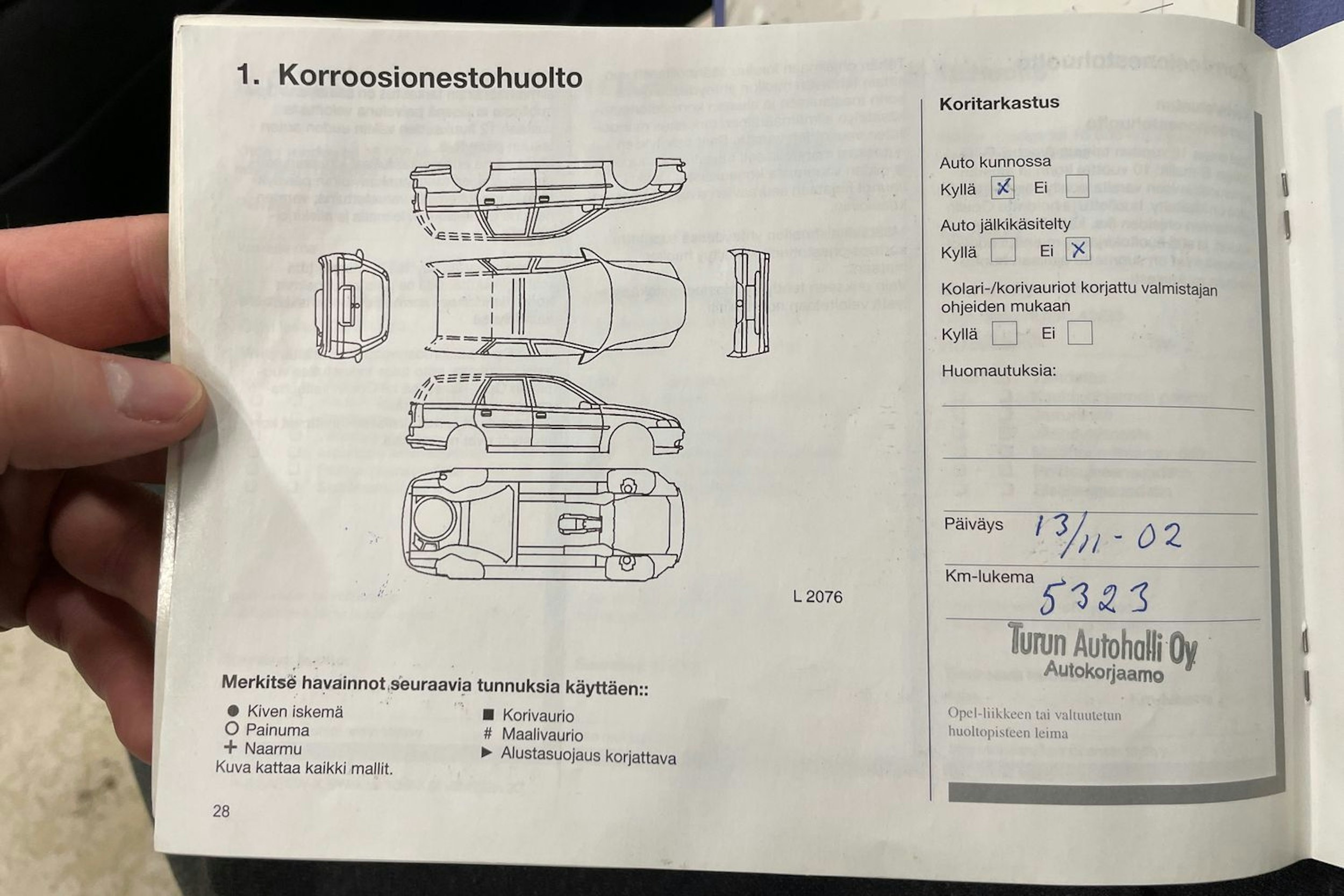hopea Opel Astra 2001 kuva 26.