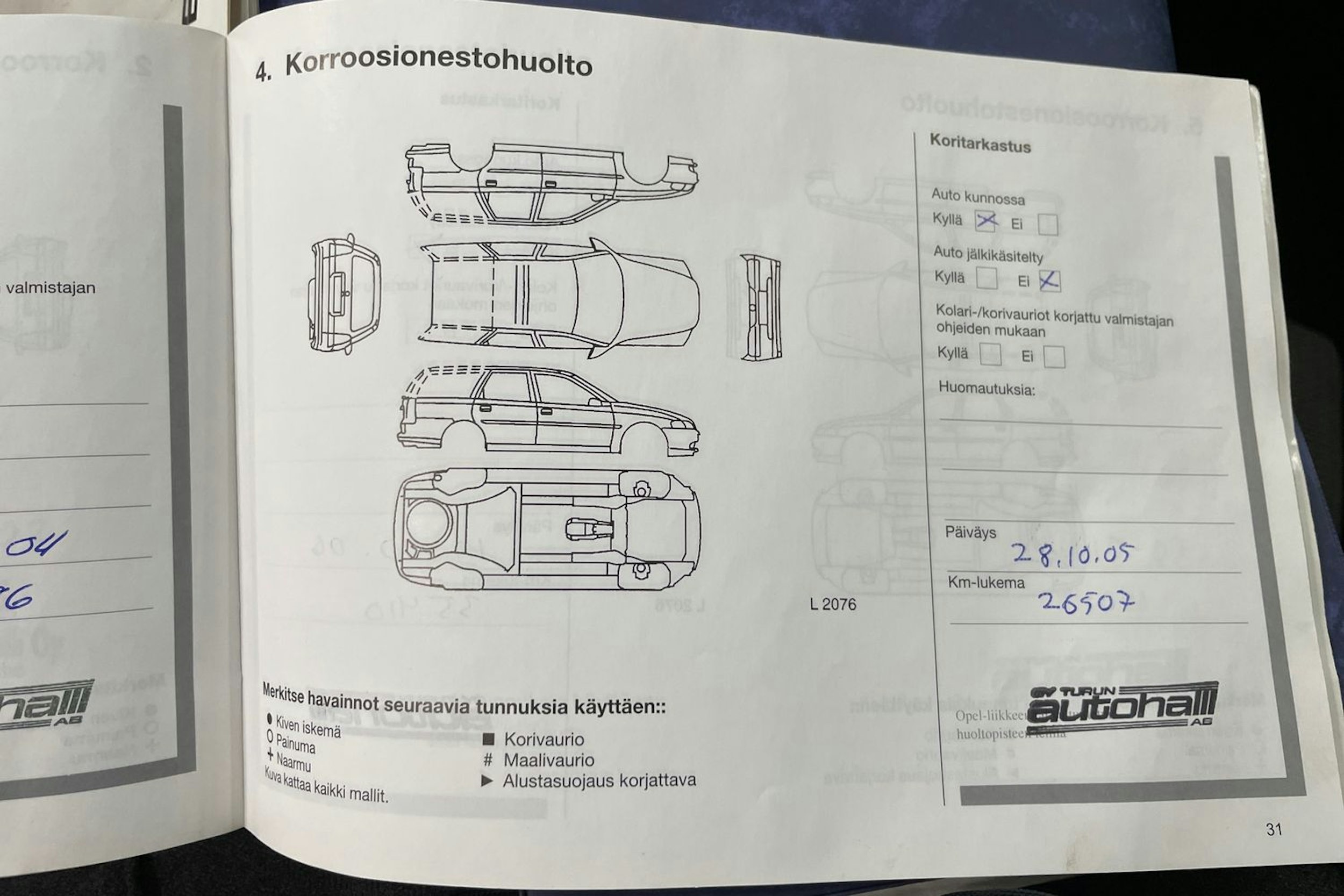 hopea Opel Astra 2001 kuva 29.