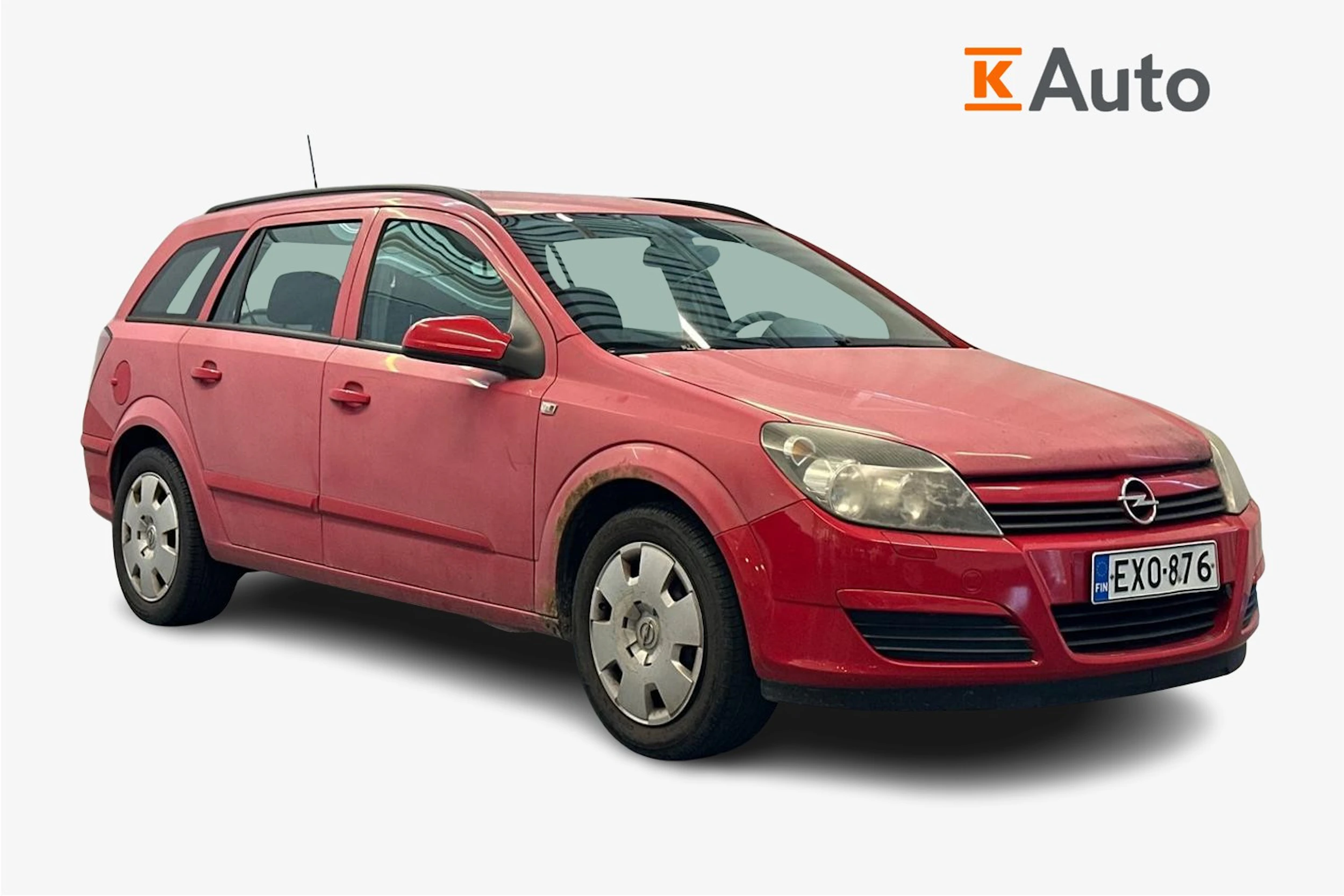 punainen Opel Astra 2005 kuva 1.