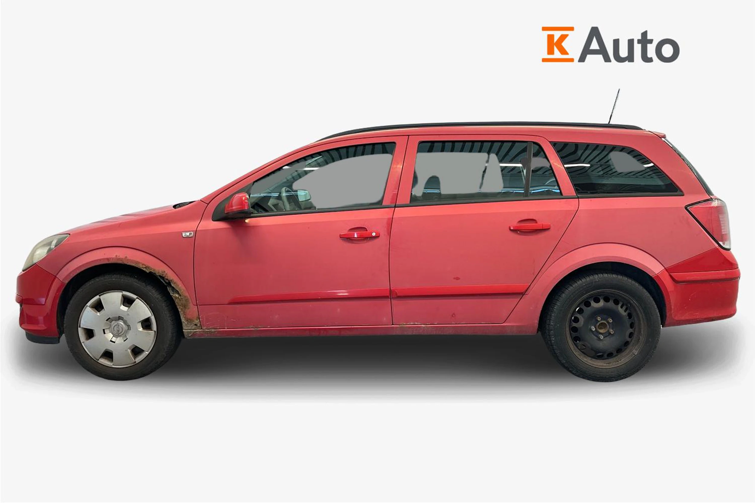 punainen Opel Astra 2005 kuva 4.
