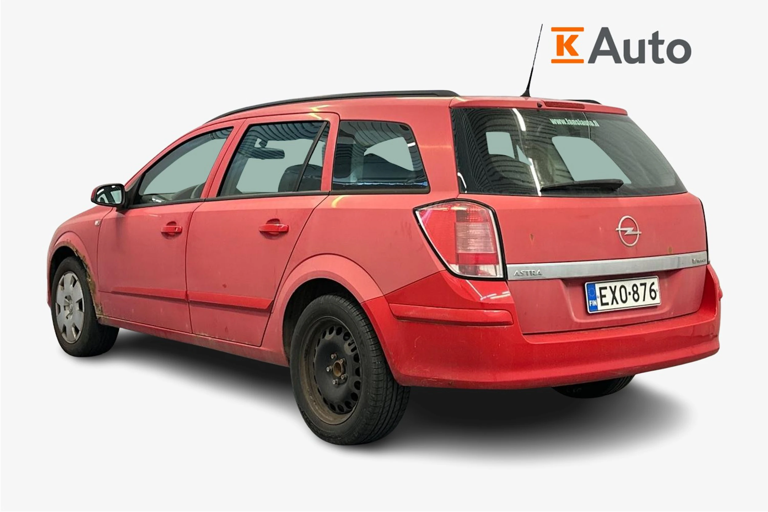 punainen Opel Astra 2005 kuva 5.