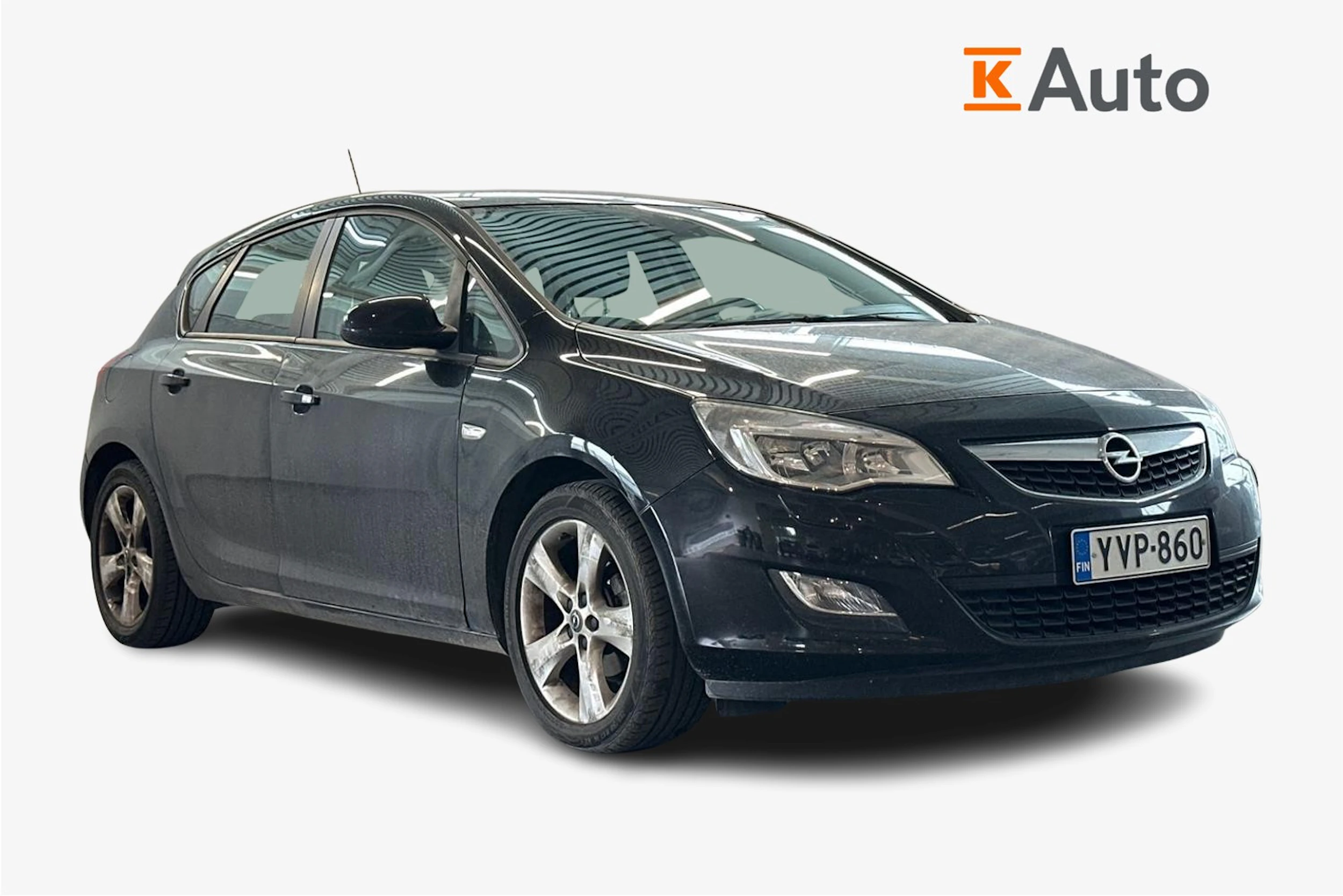 musta Opel Astra 2010 kuva 1.