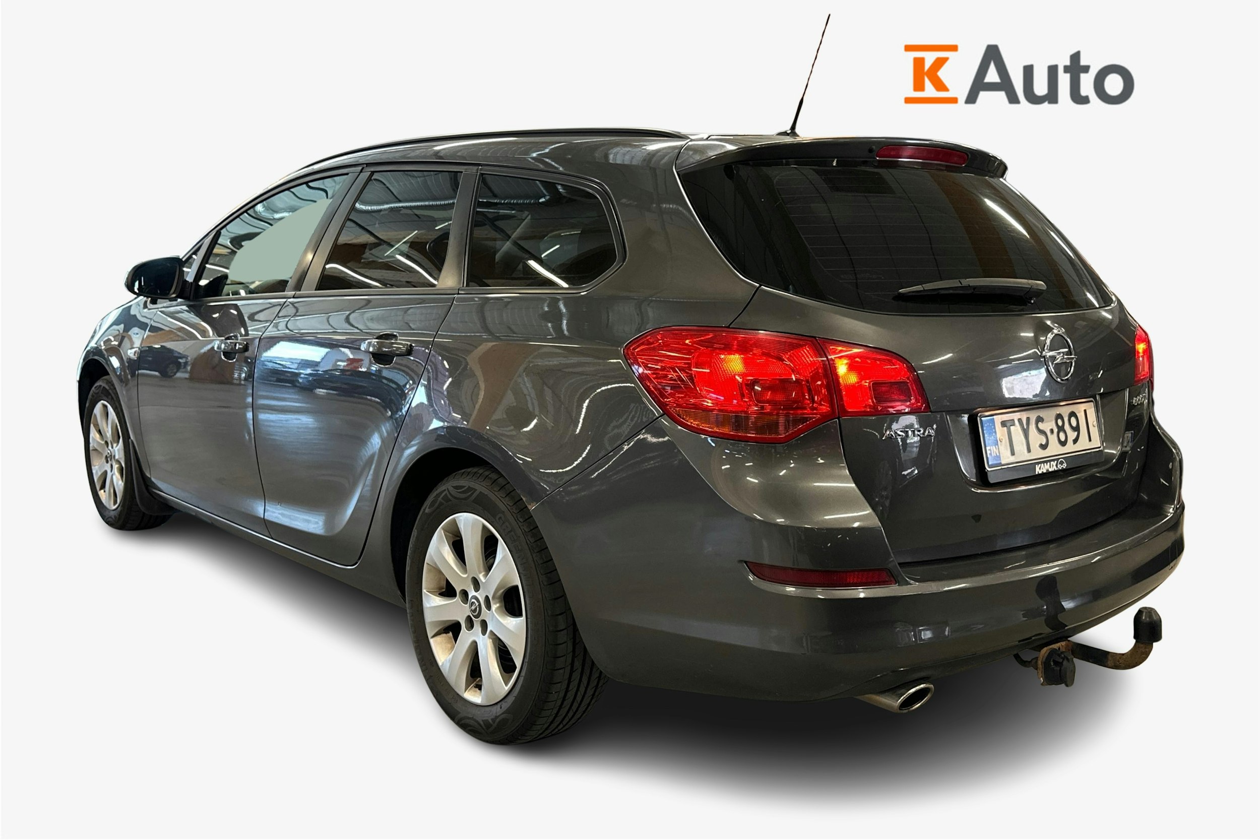 met. harmaa Opel Astra 2012 kuva 2.