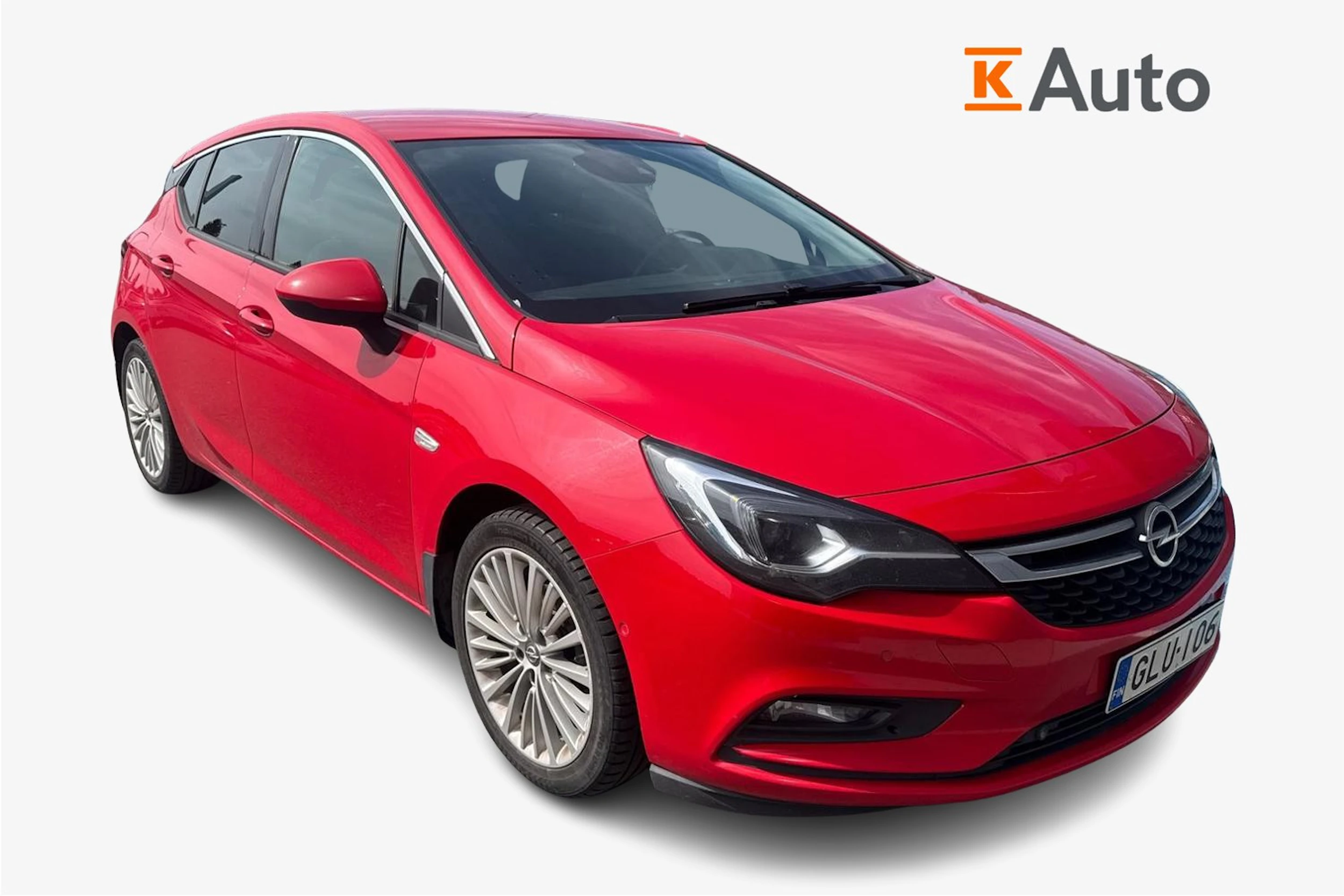 punainen Opel Astra 2016 kuva 1.