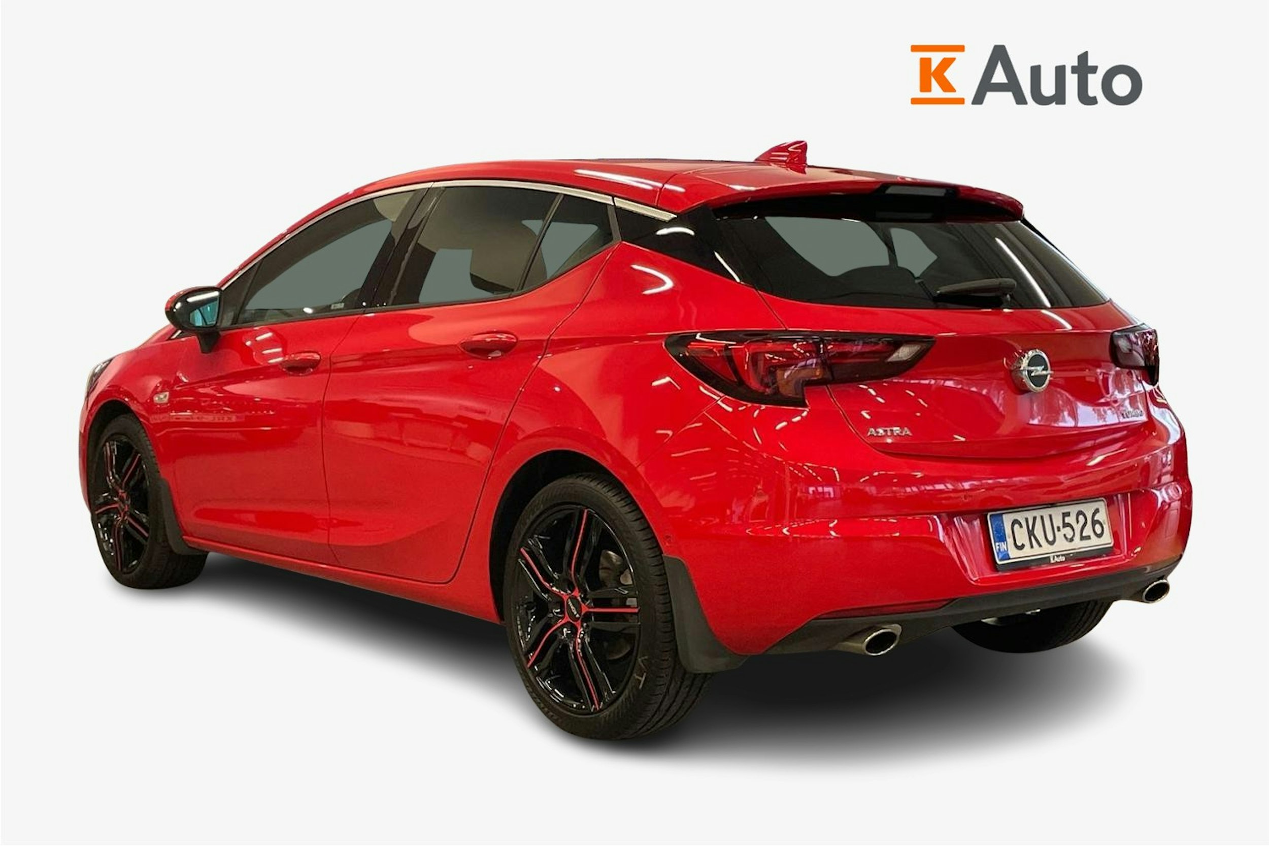 punainen Opel Astra 2017 kuva 2.