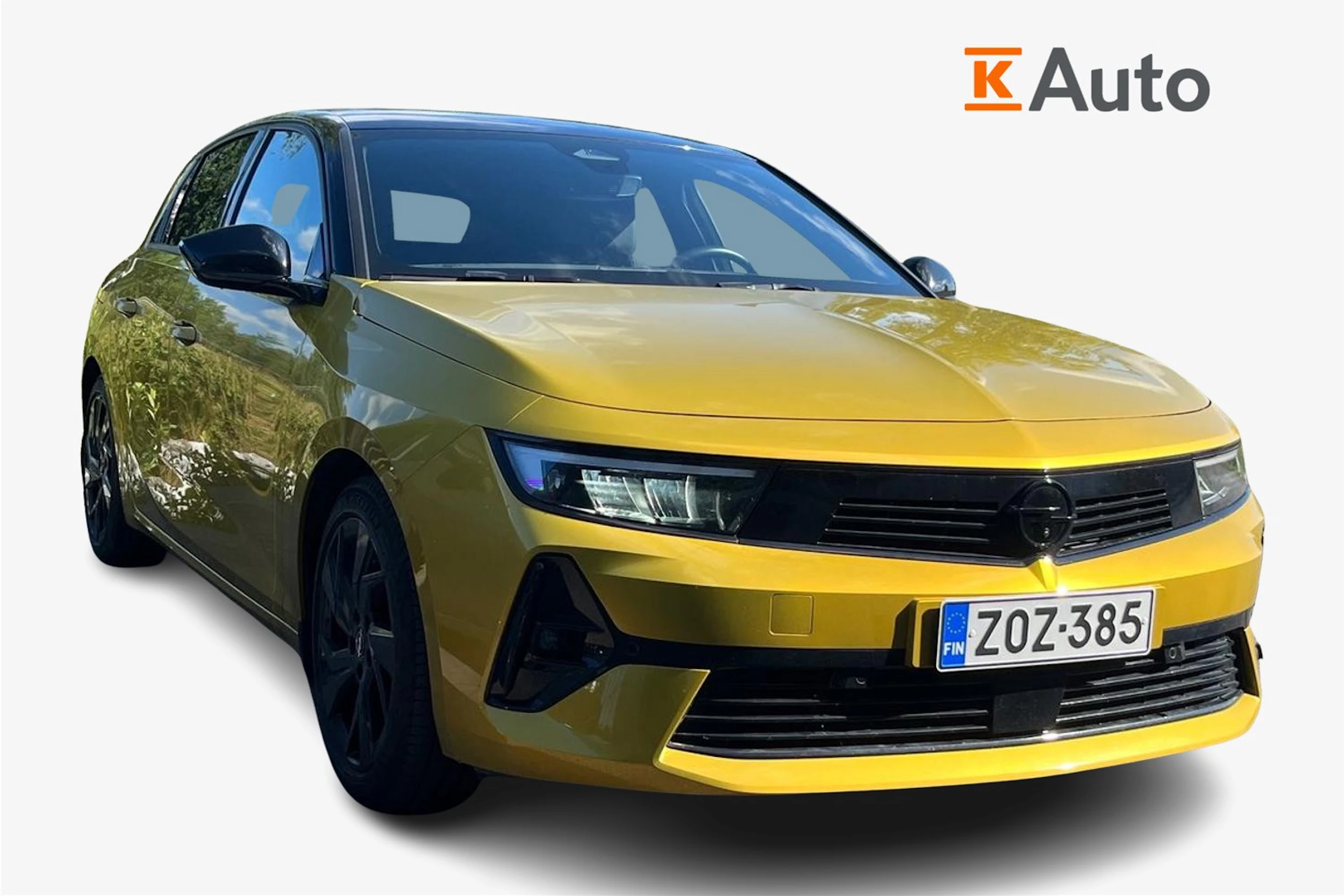 keltainen Opel Astra 2023 kuva 1.