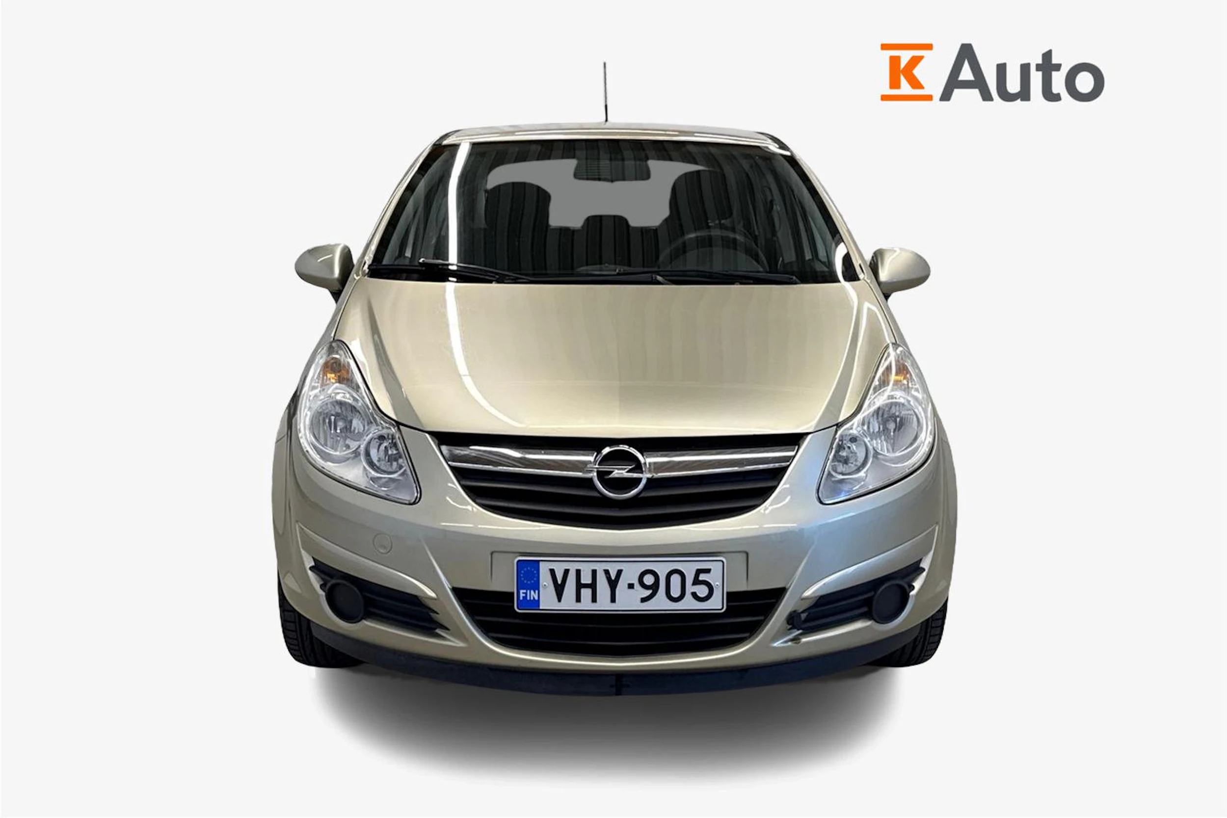 ruskea (beige) Opel Corsa 2007 kuva 4.