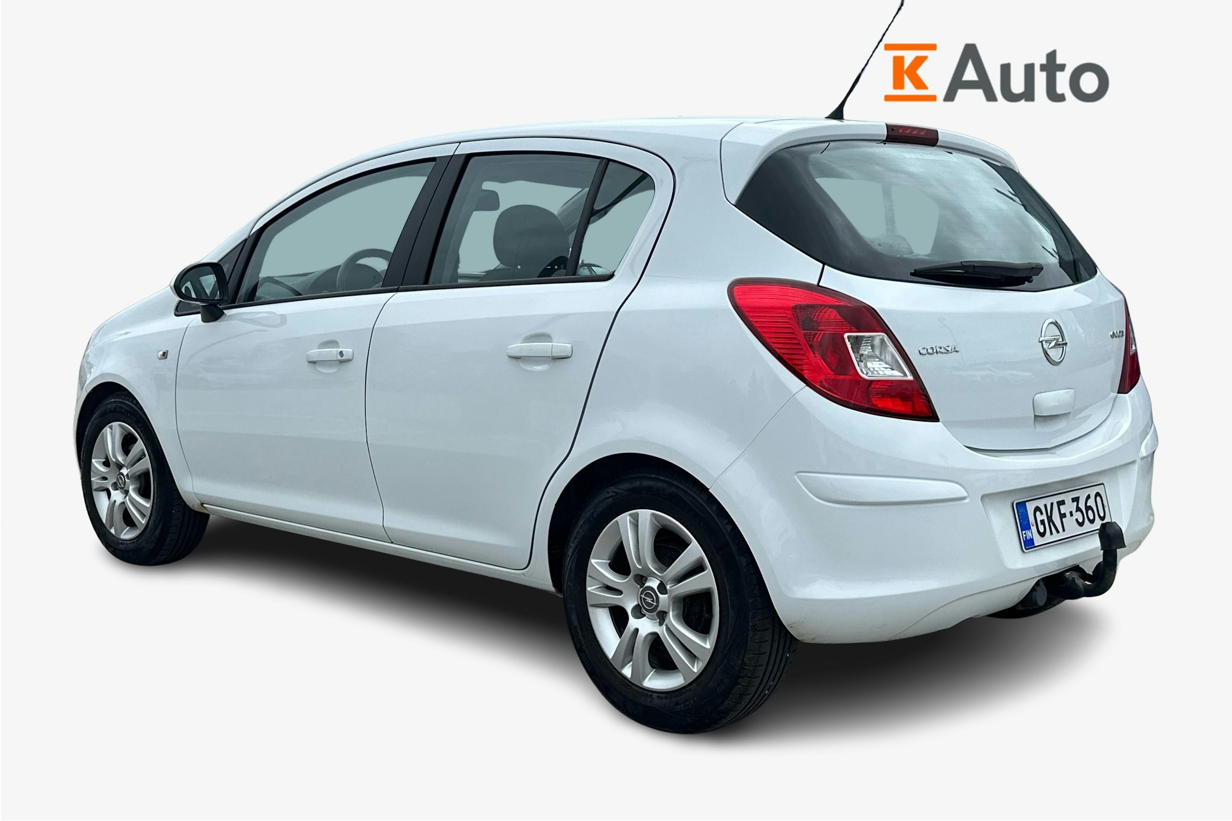 valkoinen Opel Corsa 2012 kuva 2.