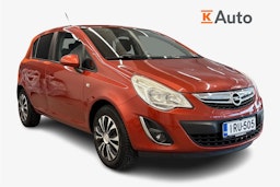 punainen Opel Corsa 2012 kuva 1.