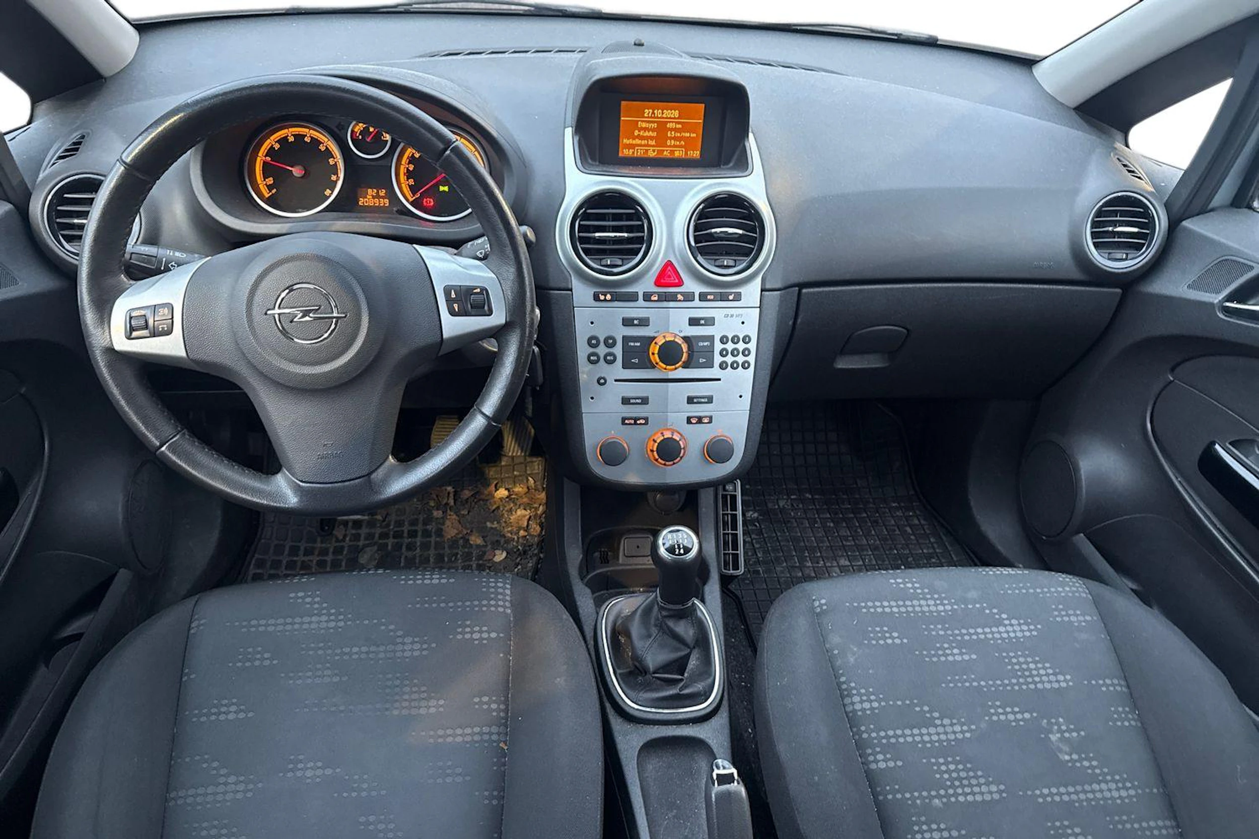 Harmaa Opel CORSA 2012 kuva 7.