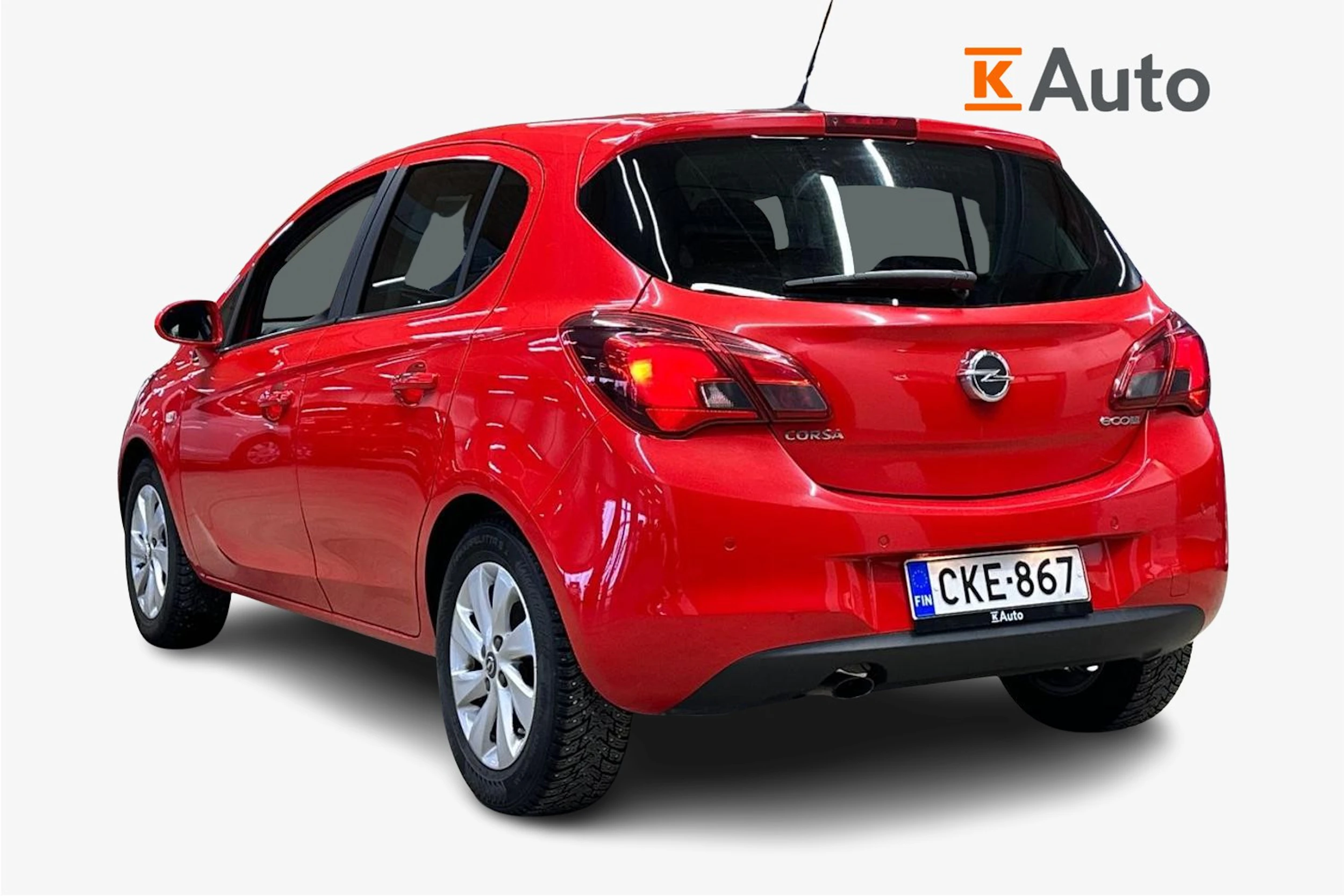 punainen Opel Corsa 2016 kuva 2.