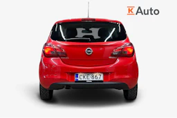 punainen Opel Corsa 2016 kuva 3.