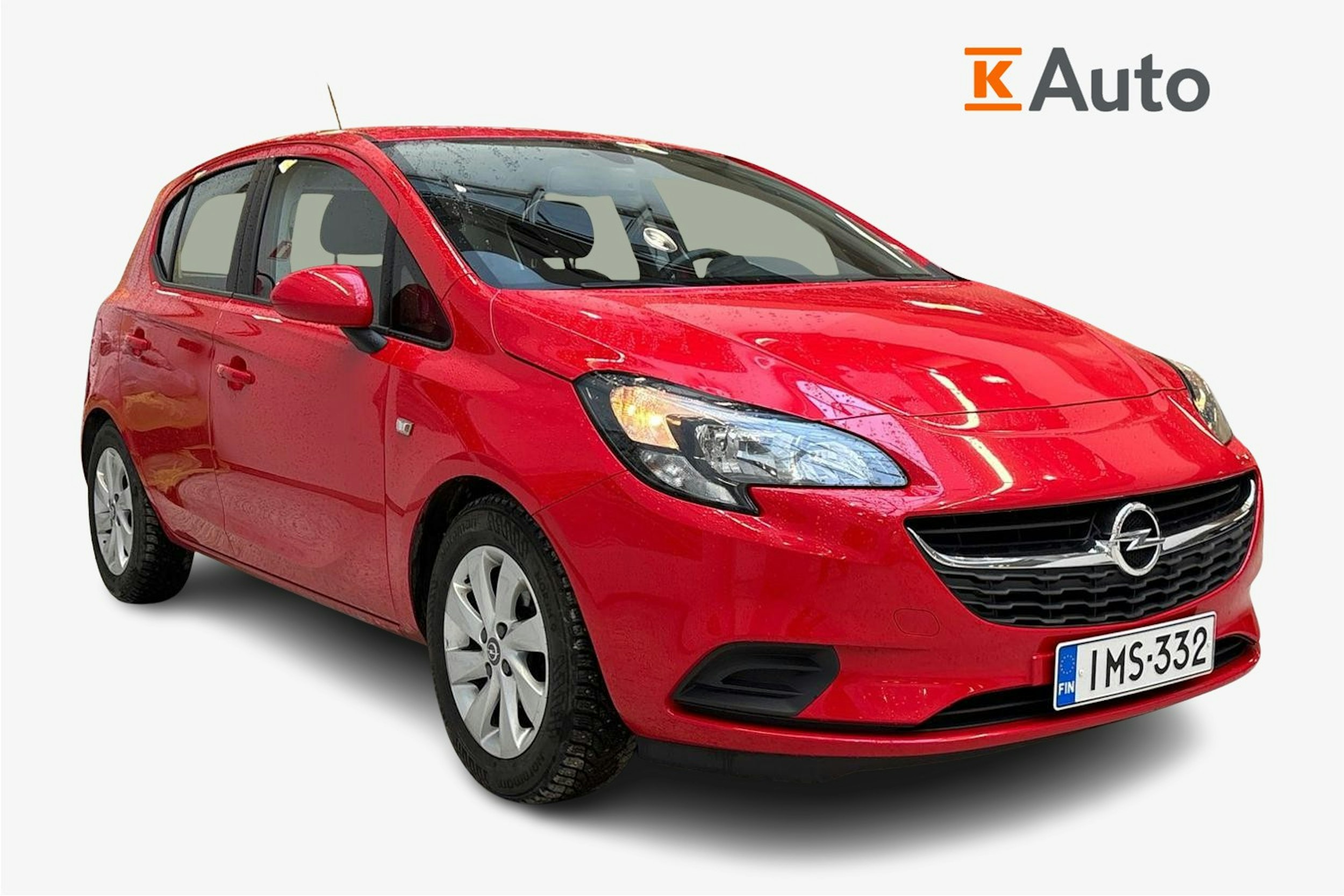punainen Opel Corsa 2017 kuva 1.