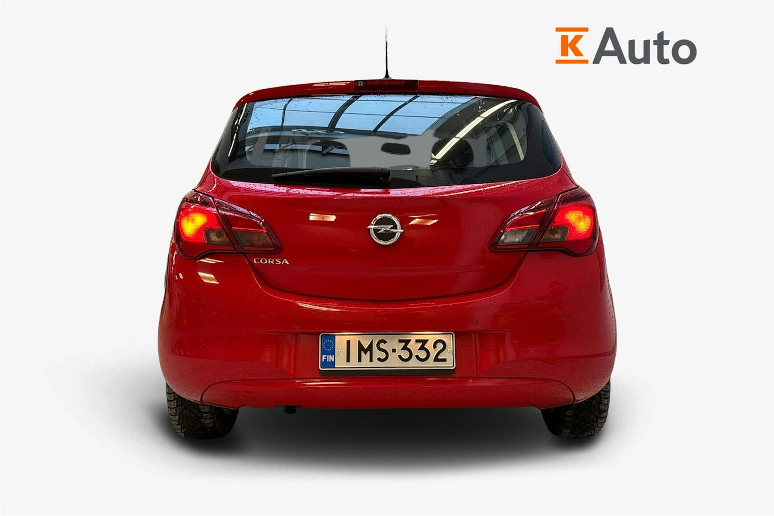 punainen Opel Corsa 2017 kuva 3.