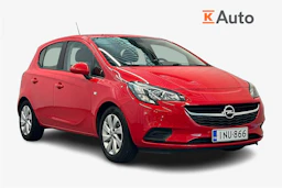 punainen Opel Corsa 2017 kuva 1.