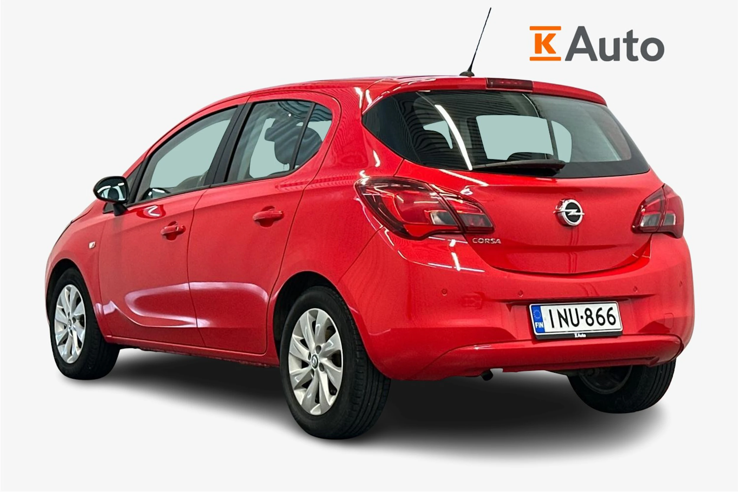 punainen Opel Corsa 2017 kuva 2.