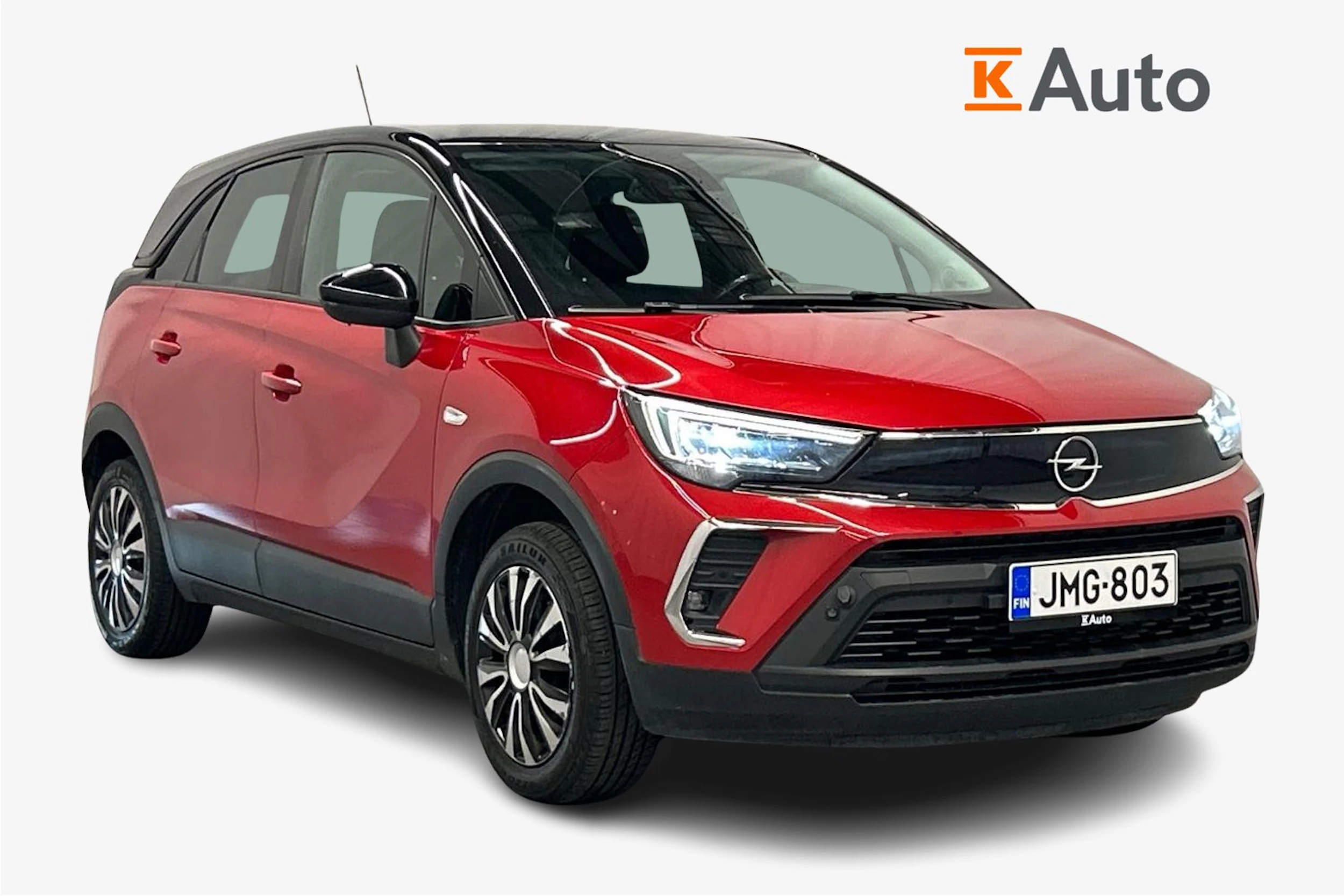 punainen Opel Crossland 2021 kuva 1.