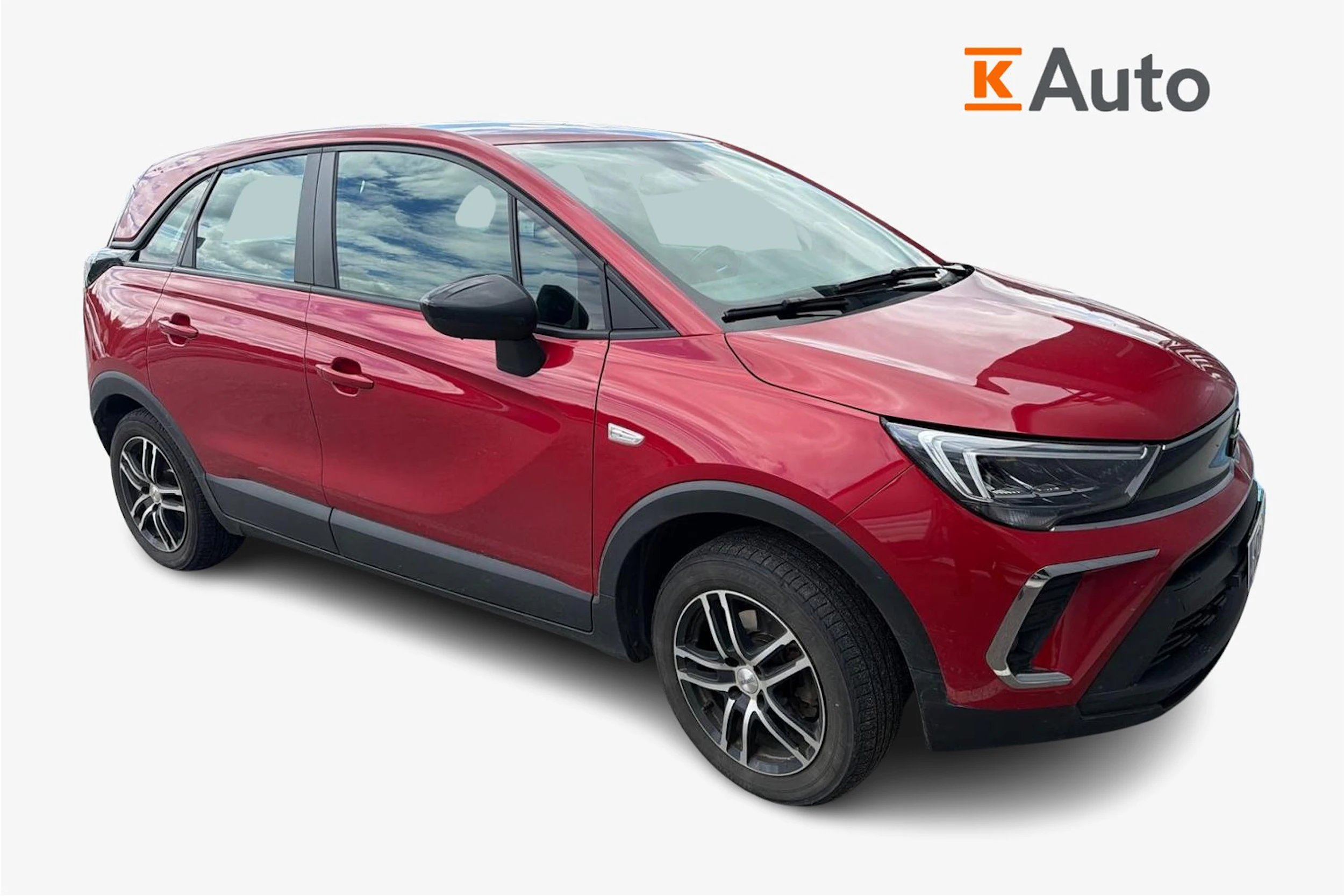 punainen Opel Crossland 2021 kuva 1.