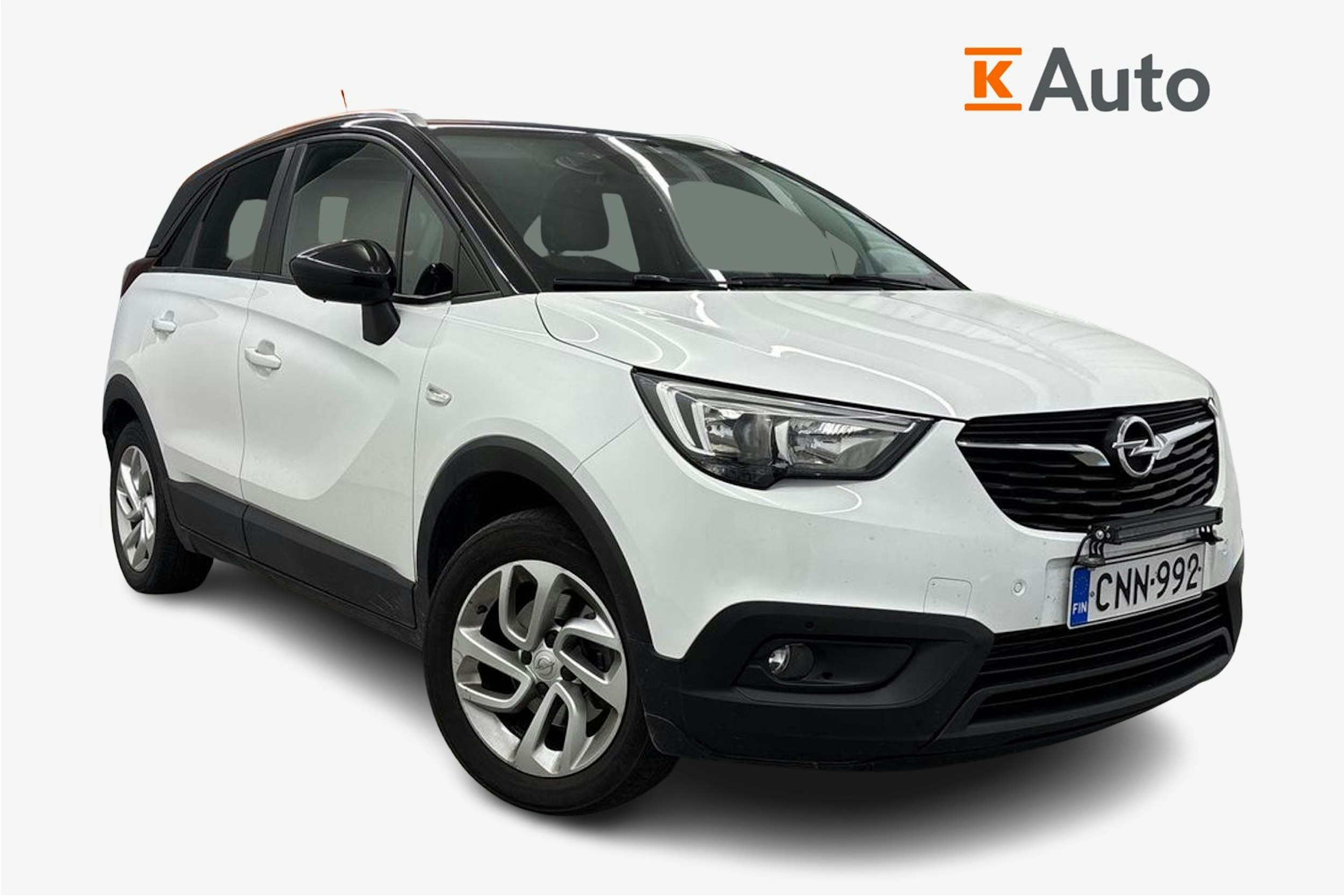 valkoinen Opel Crossland X 2019 kuva 1.