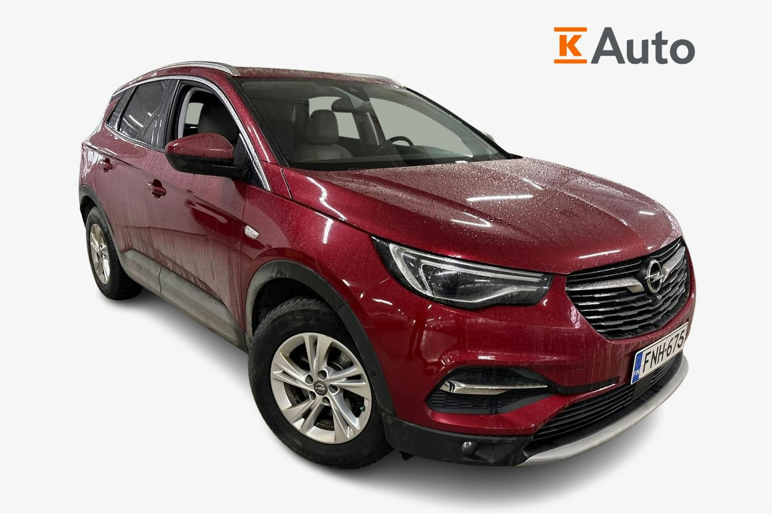 punainen Opel Grandland X 2018 kuva 1.