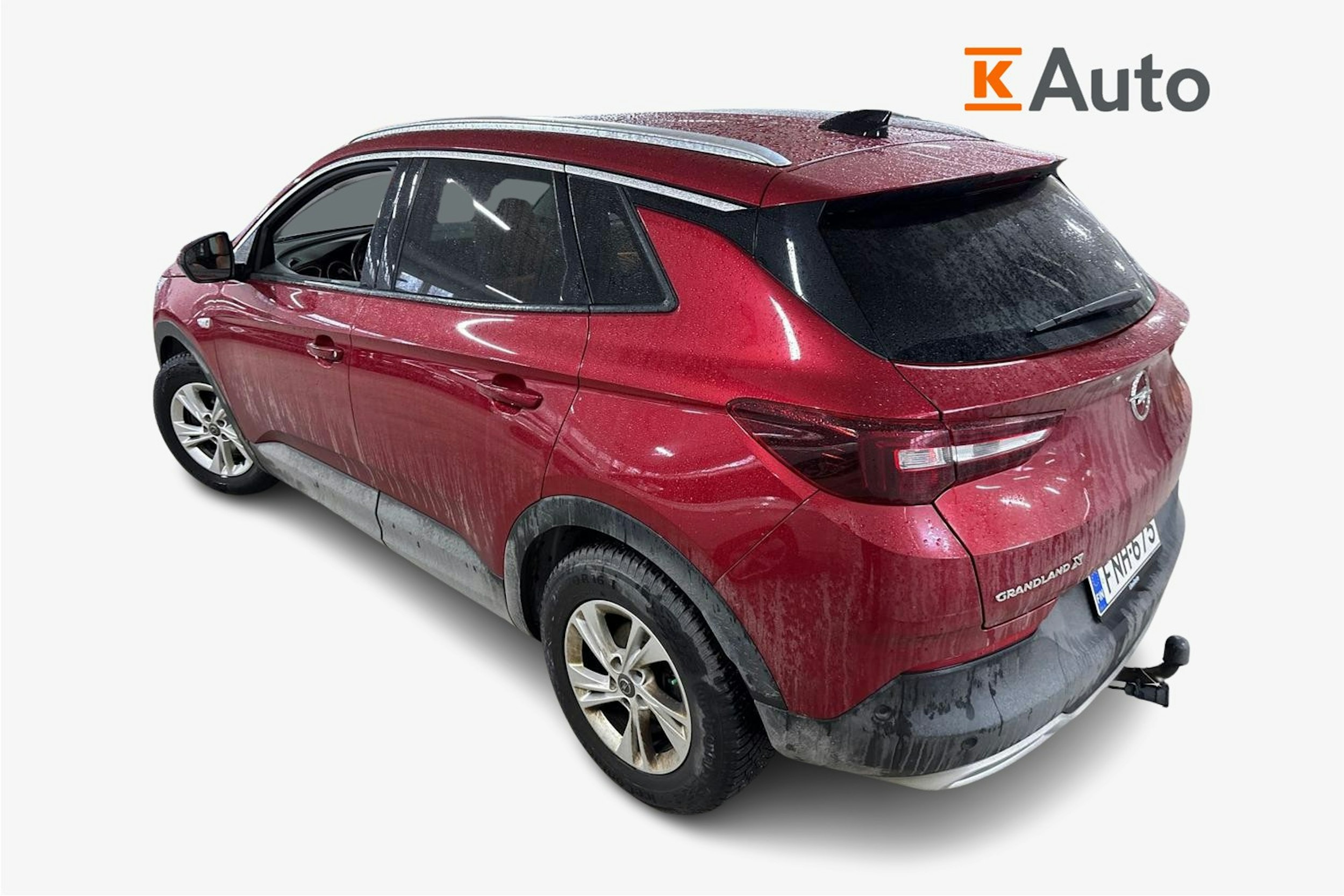 punainen Opel Grandland X 2018 kuva 2.