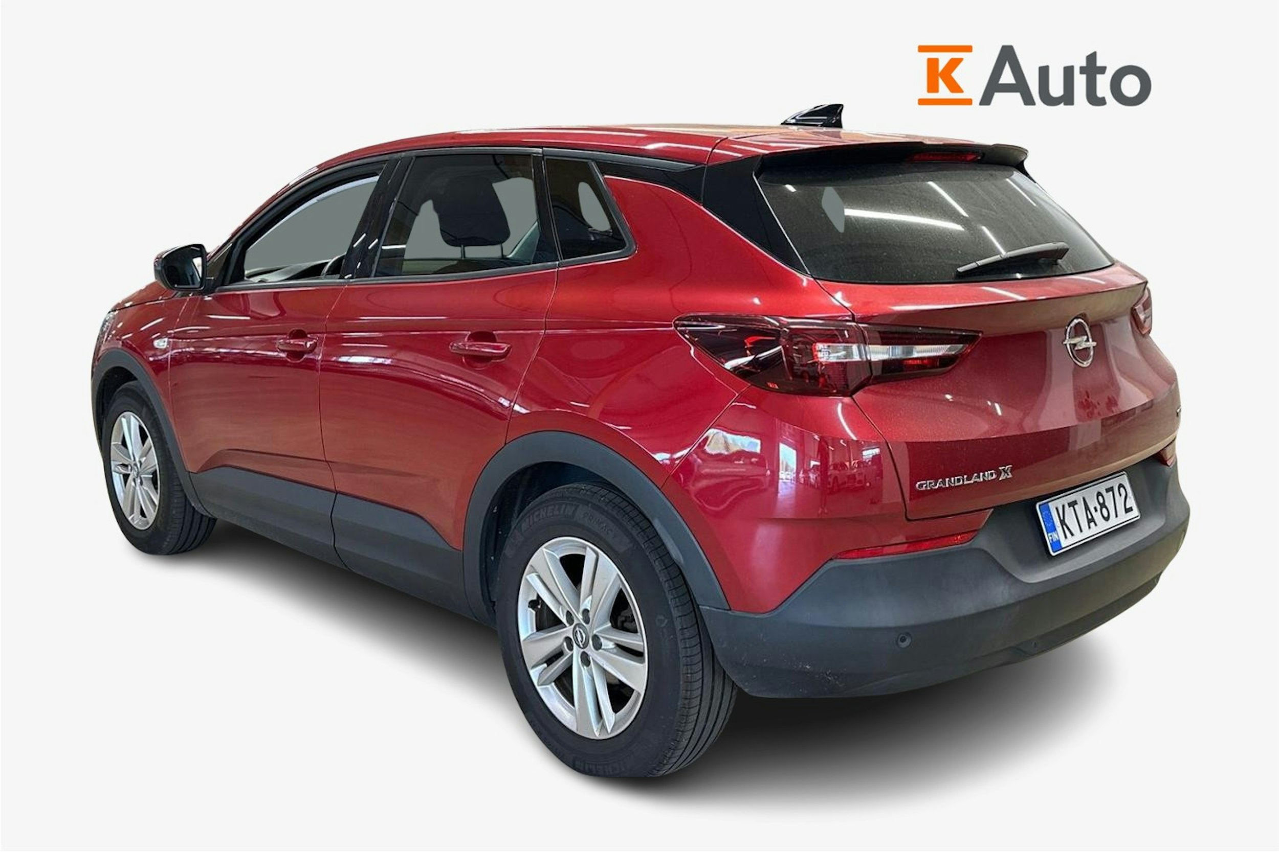 punainen Opel Grandland X 2018 kuva 2.