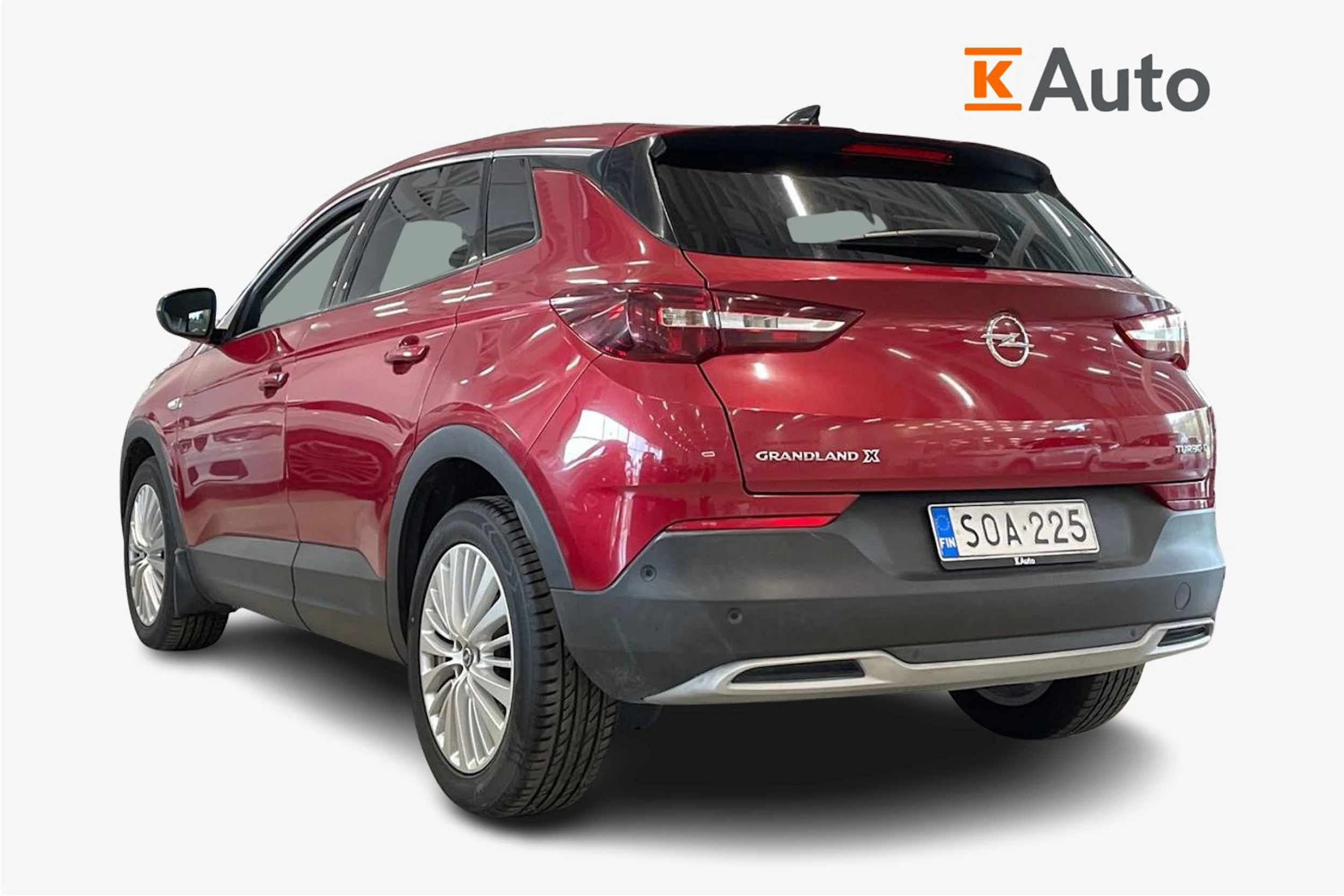 punainen Opel Grandland X 2018 kuva 2.