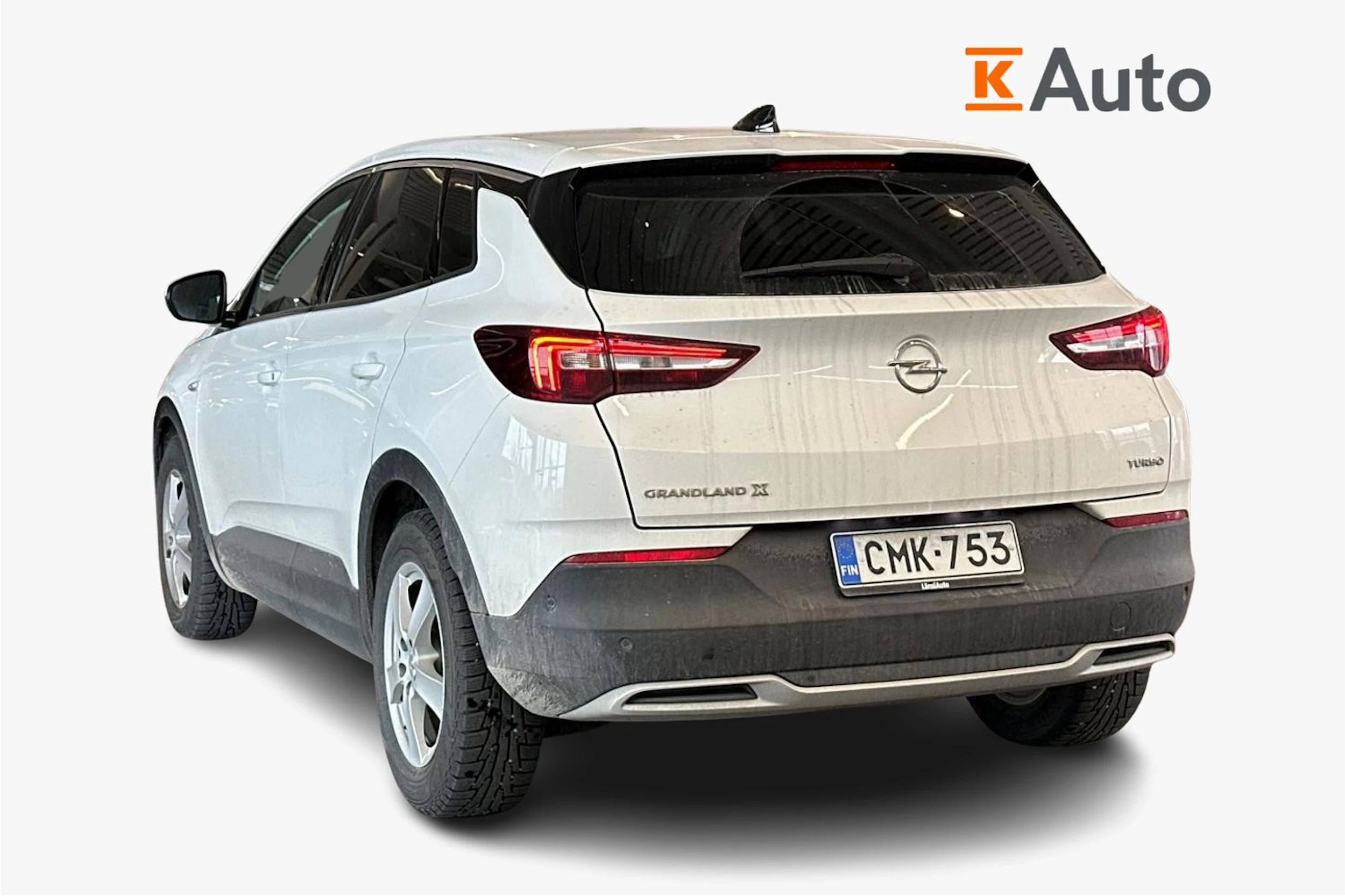 valkoinen Opel Grandland X 2019 kuva 2.