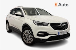 valkoinen Opel Grandland X 2019 kuva 1.
