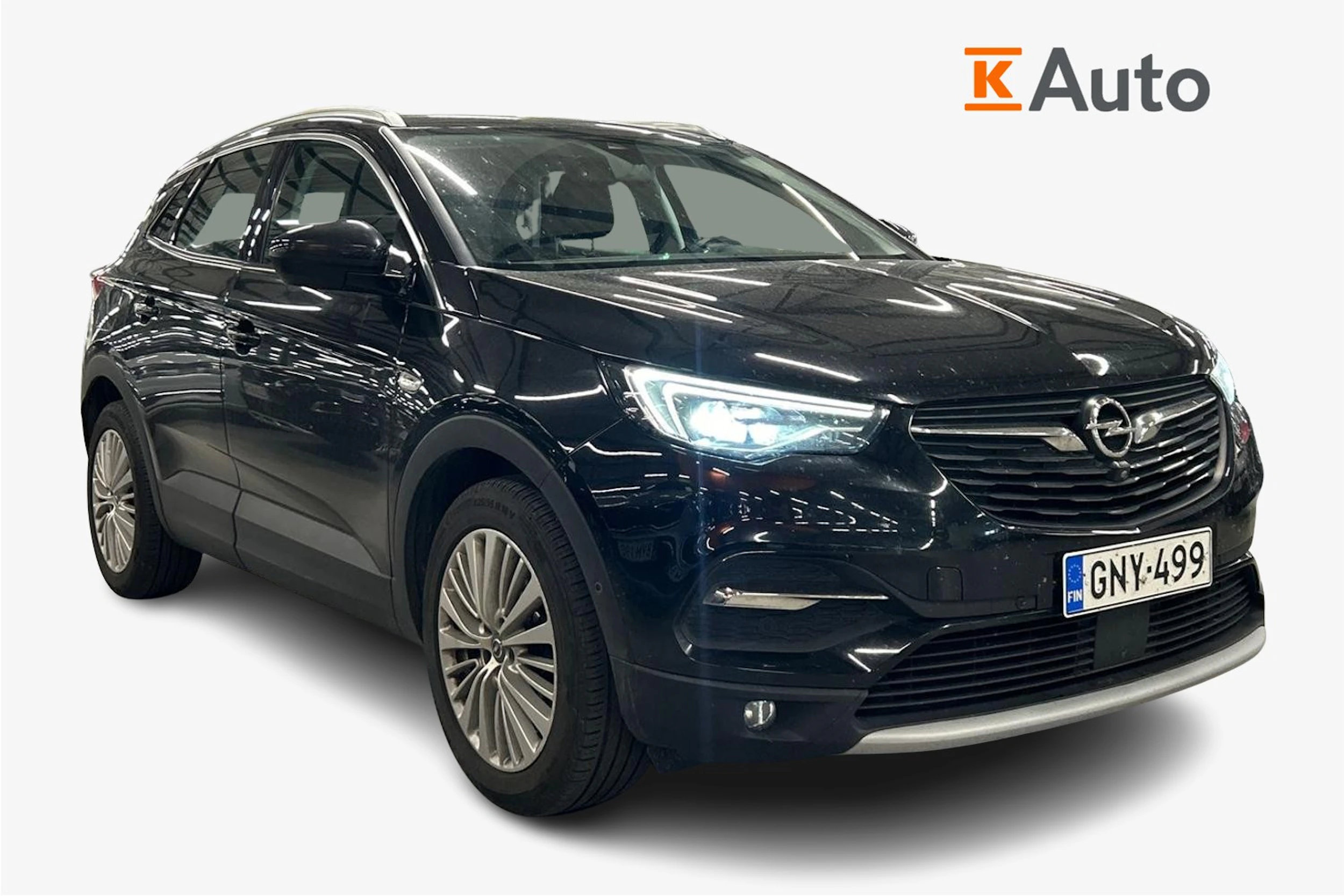 musta Opel Grandland X 2019 kuva 1.