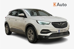 valkoinen Opel Grandland X 2020 kuva 1.
