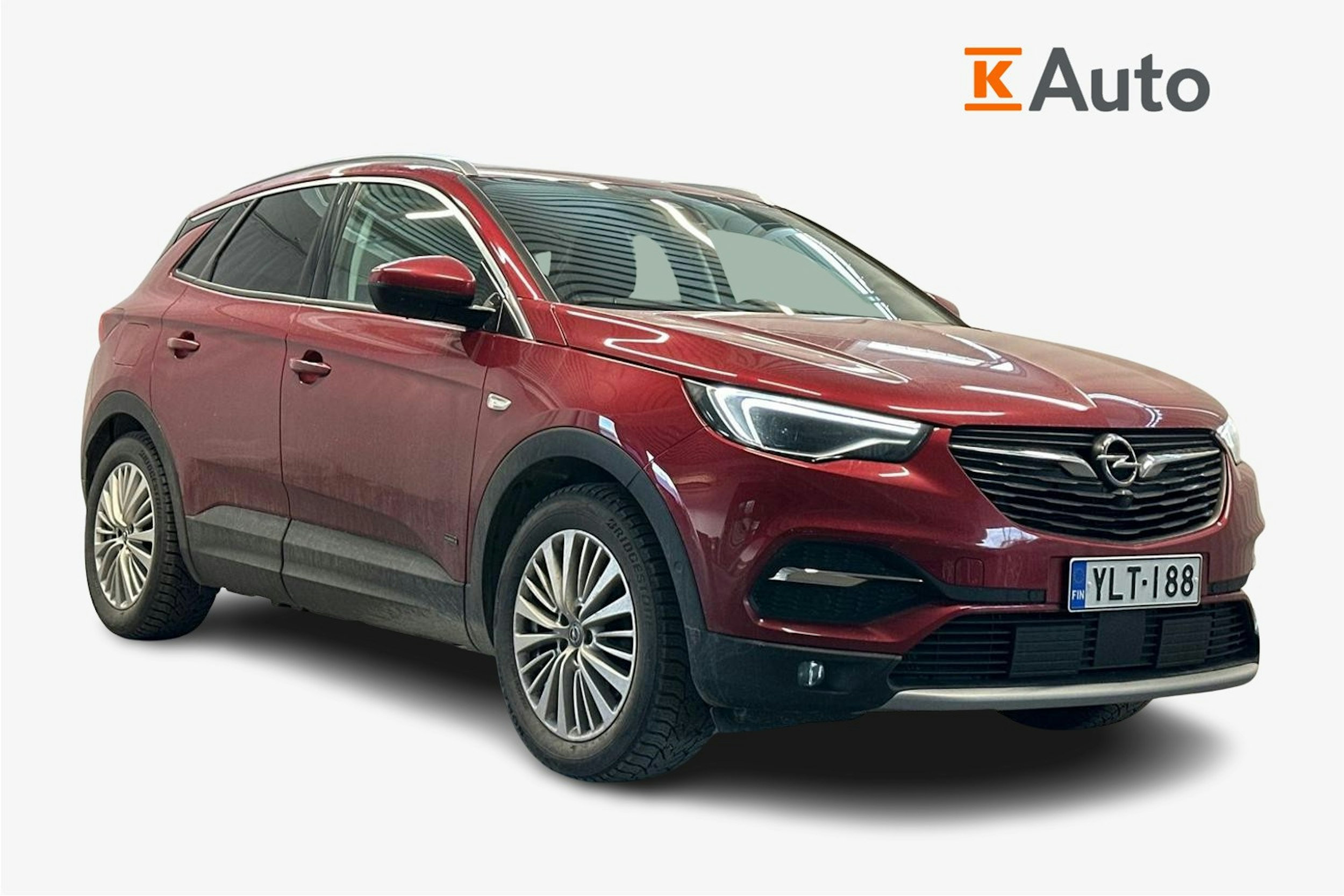 punainen Opel Grandland X 2020 kuva 1.