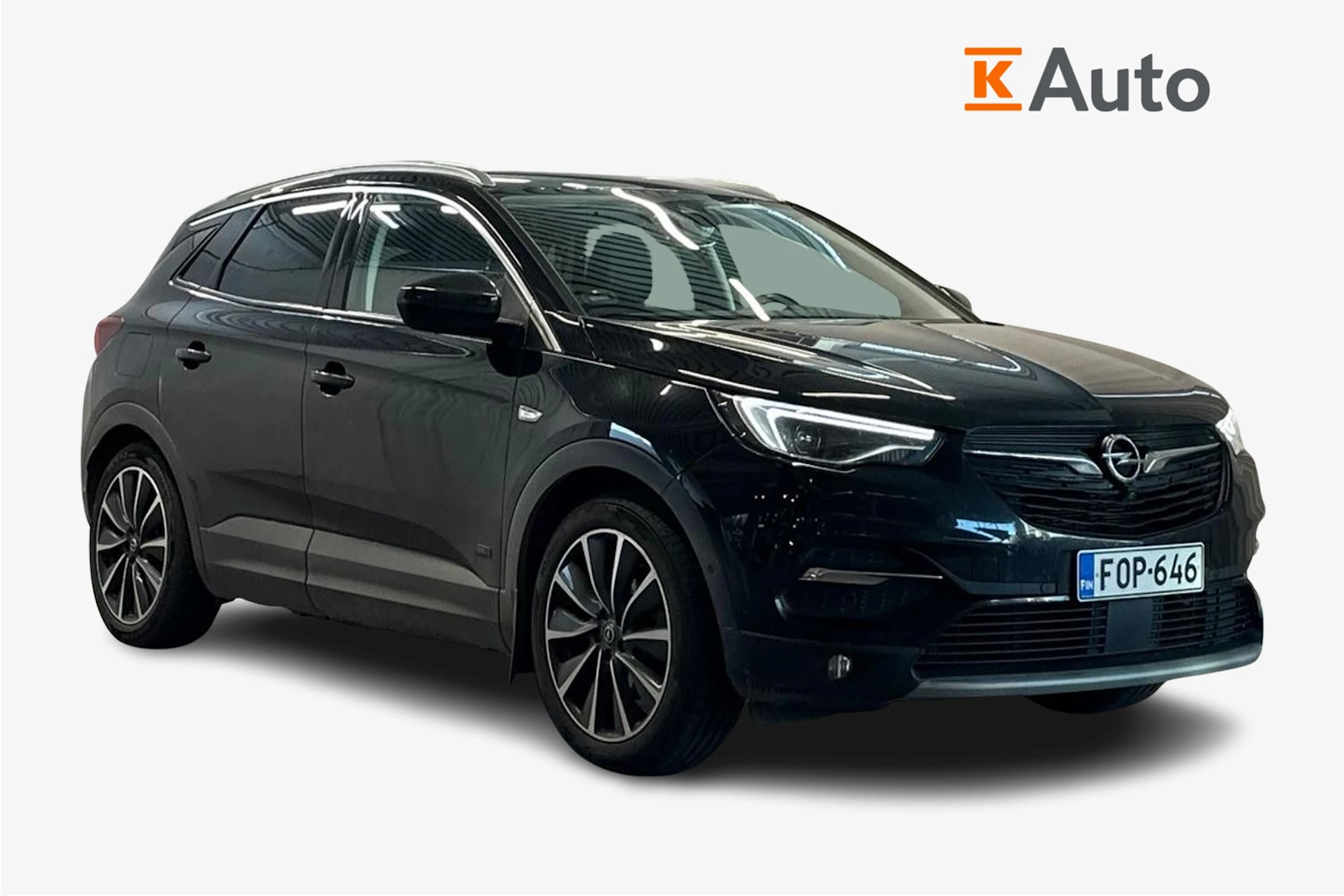 musta Opel Grandland X 2021 kuva 1.