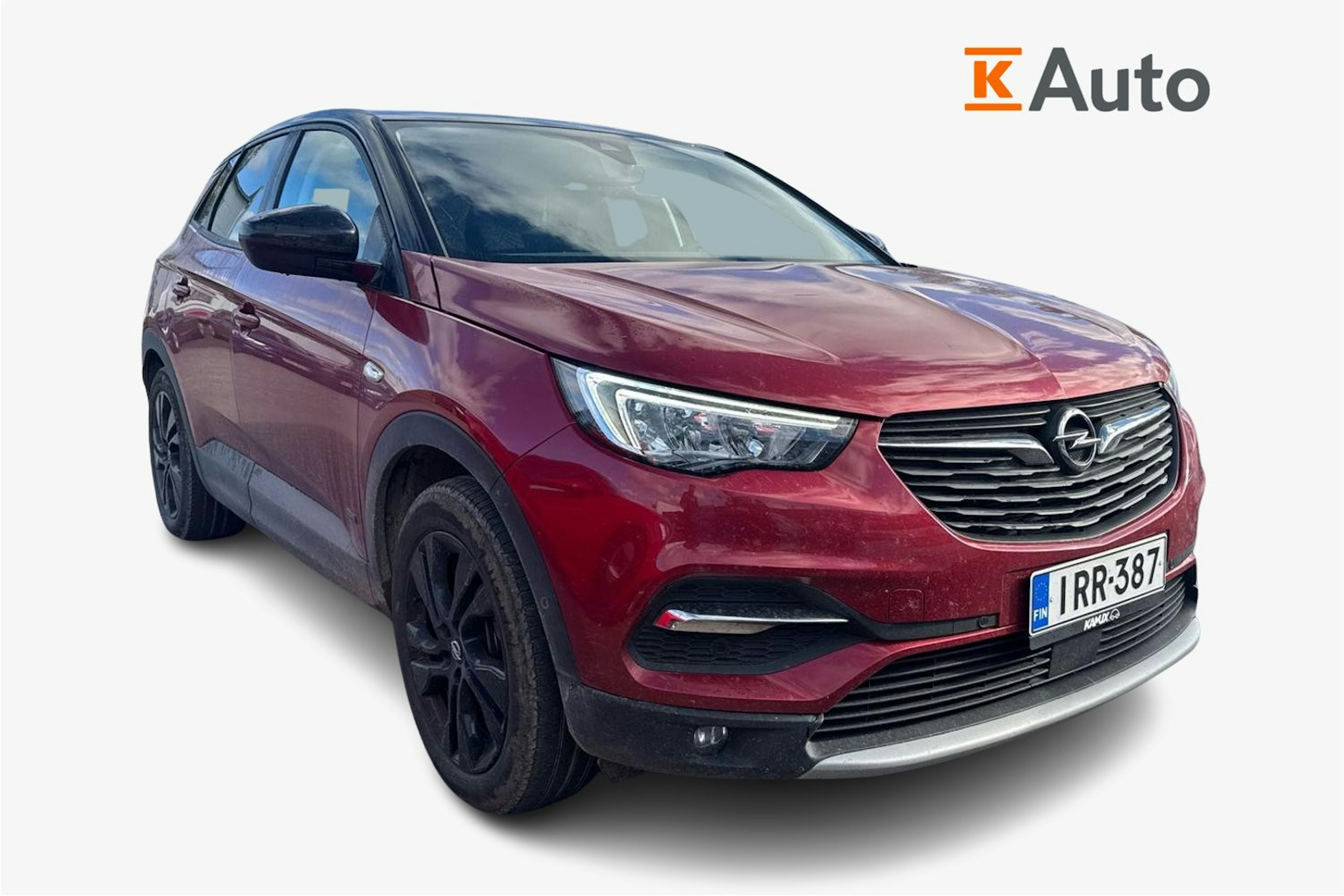 Punainen Opel Grandland X 2021 kuva 1.