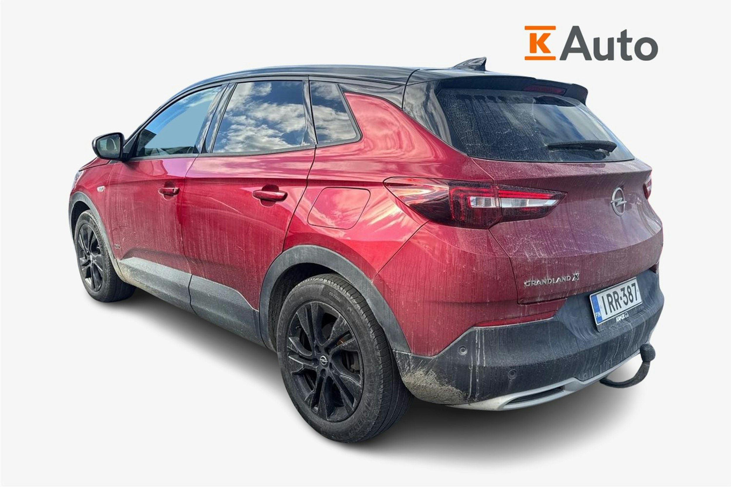 Punainen Opel Grandland X 2021 kuva 2.