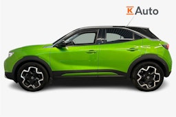 vihreä Opel Mokka-e 2021 kuva 6.