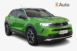 vihreä Opel Mokka-e 2022 kuva 1.