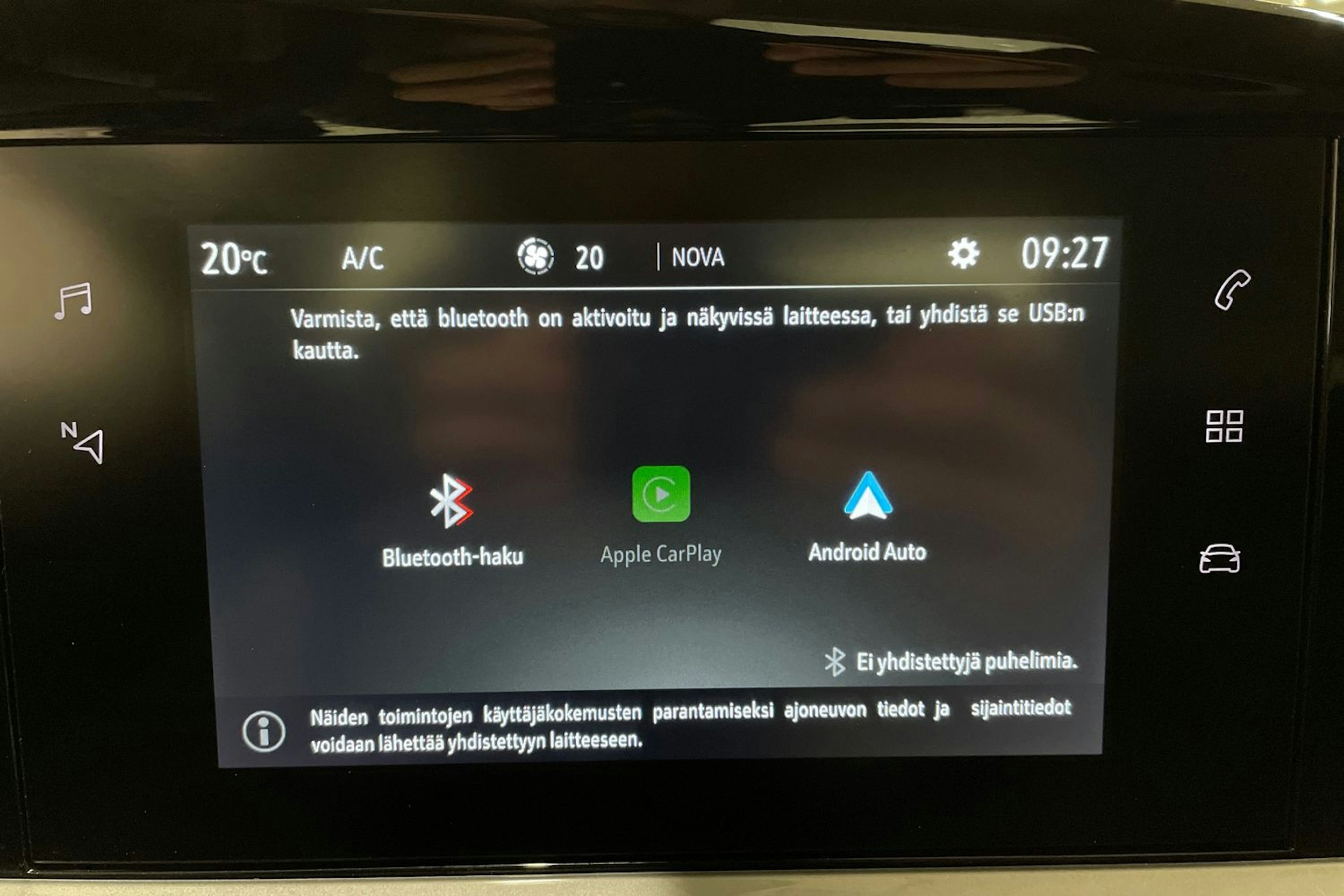 valkoinen Opel Mokka-e 2023 kuva 23.