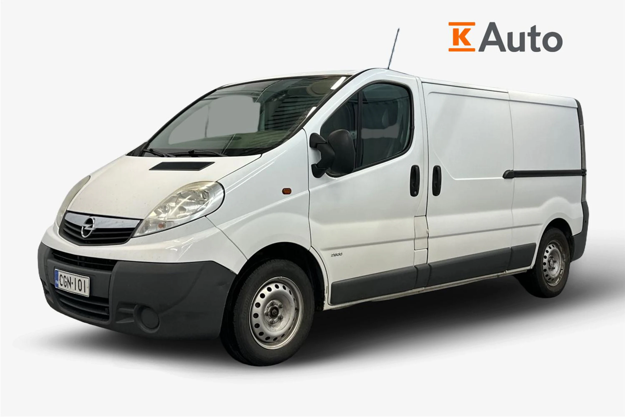 valkoinen Opel Vivaro 2007 kuva 3.
