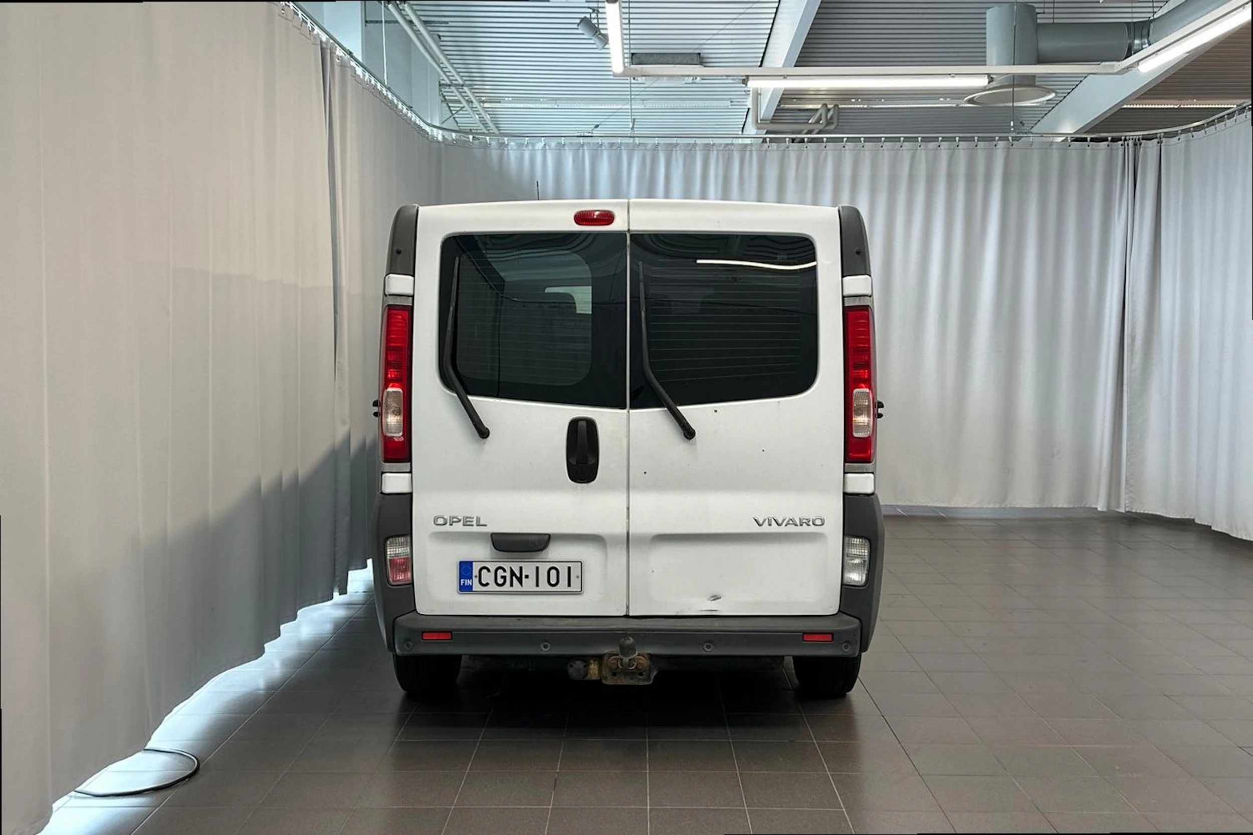 valkoinen Opel Vivaro 2007 kuva 6.